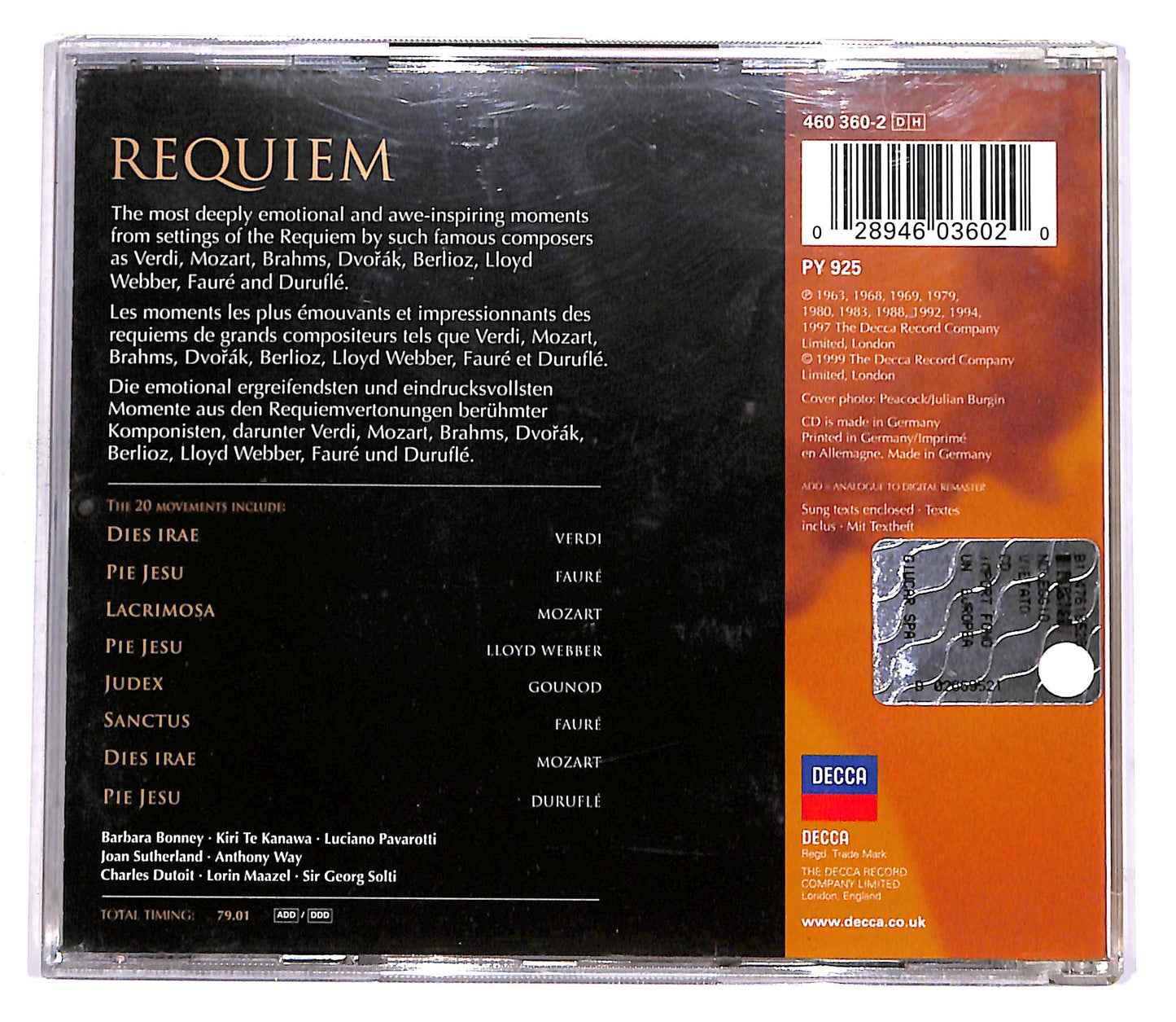 EBOND Various - Requiem - Spiritual Music To Uplift Your Soul CD CD058651