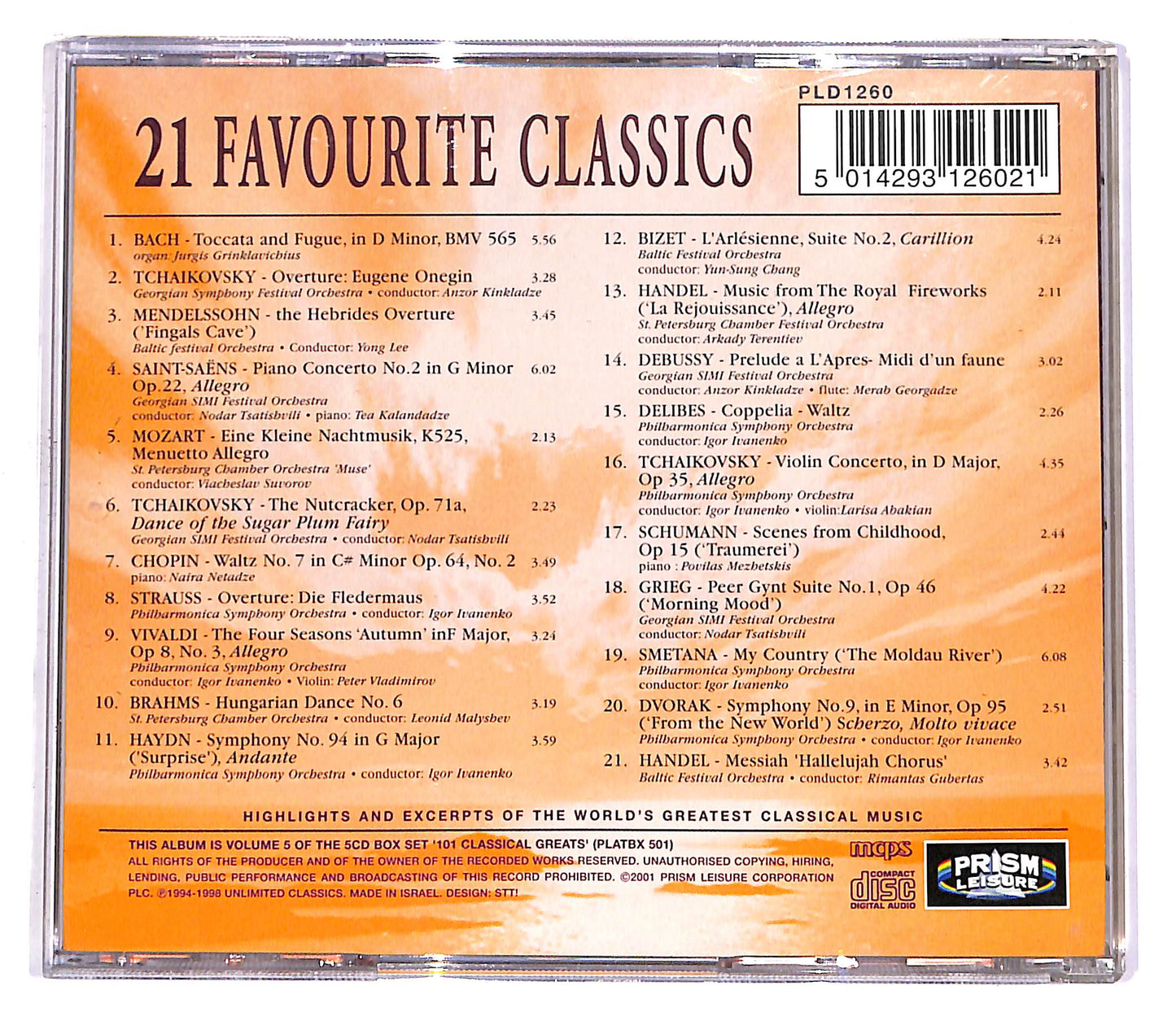 EBOND Various - 21 Favourite Classics CD CD058658