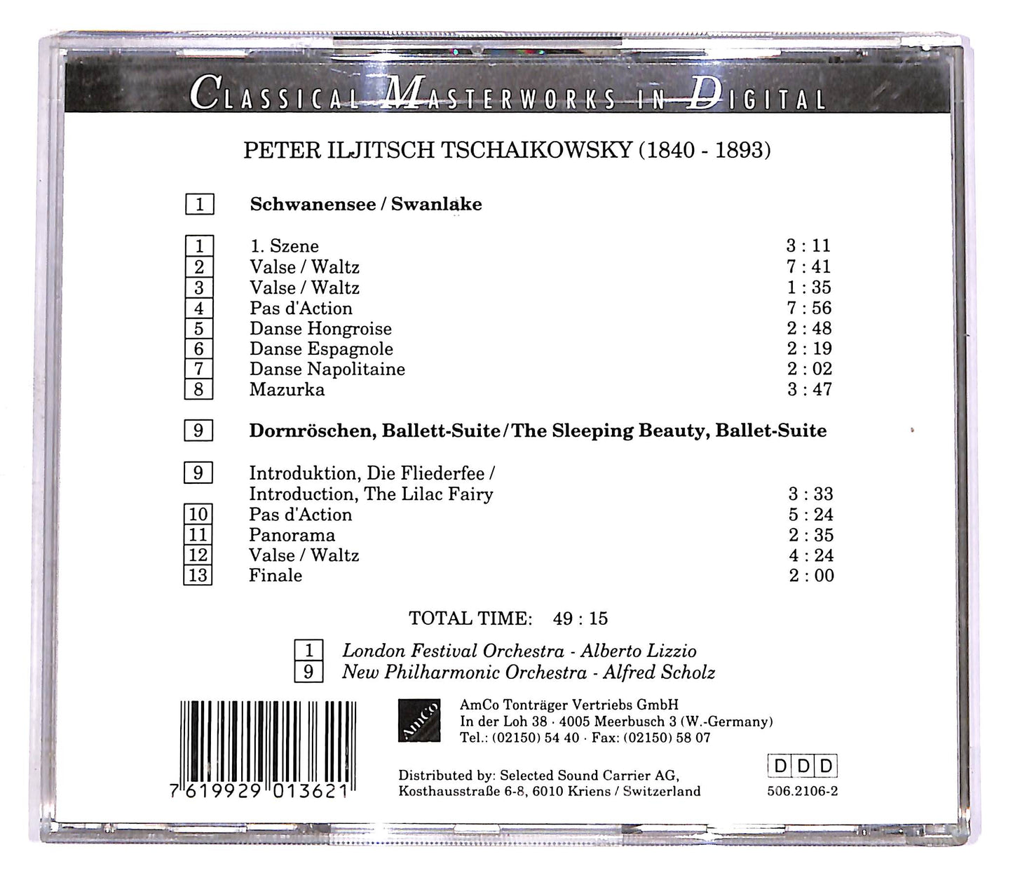 EBOND Tschaikowsky, Schwanensee / Dornroschen CD CD058660