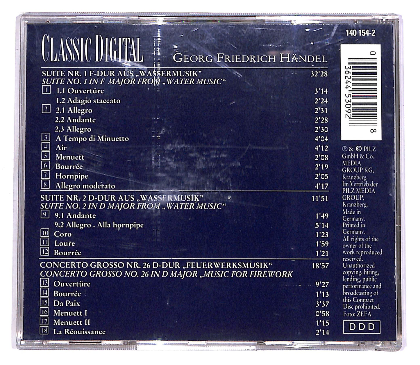 EBOND Georg Friedrich Handel - Georg Friedrich Handel CD CD058727