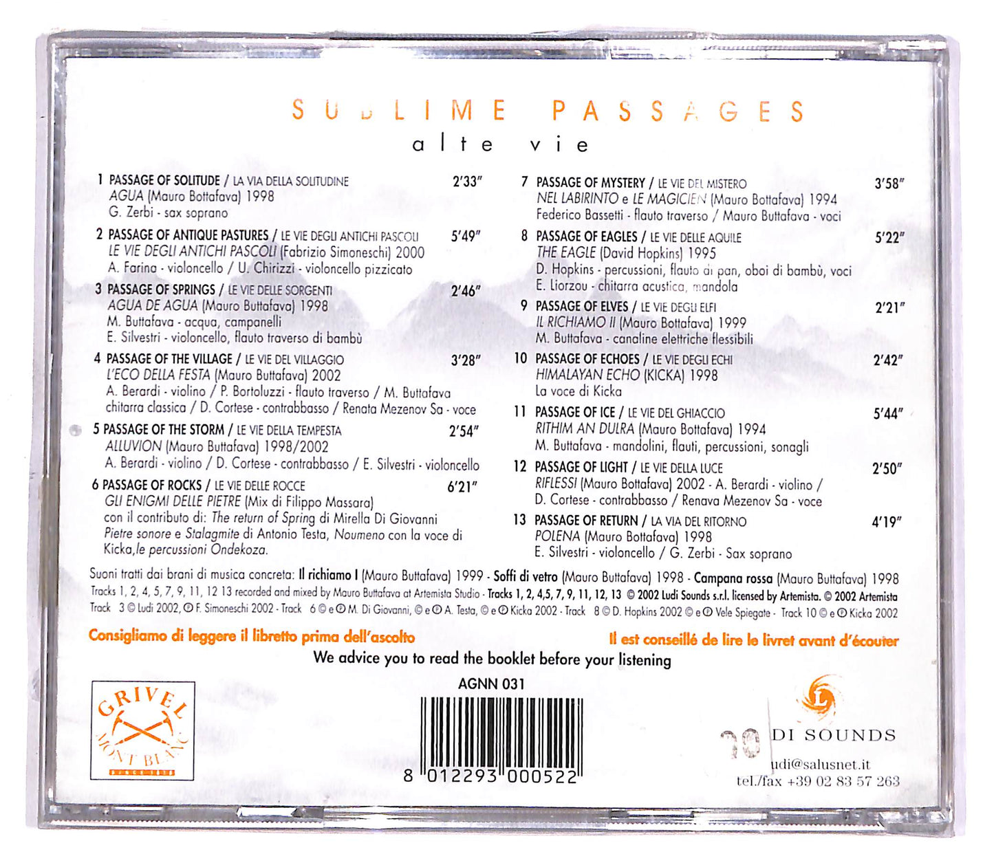 EBOND Various - Sublime Passages CD CD058927