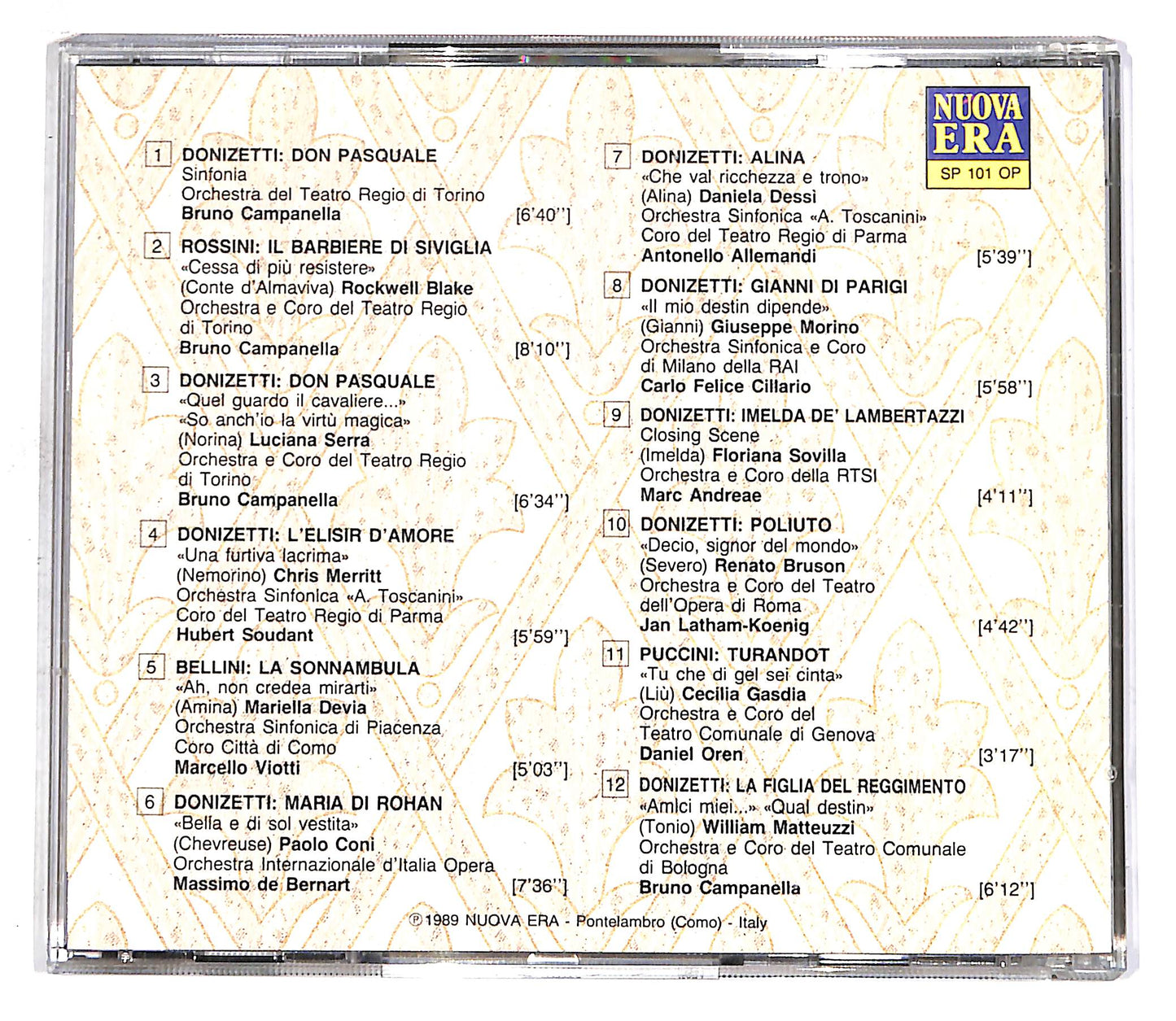 EBOND Opera Arias From - Nuova Era Catalogue EDITORIALE CD CD059009