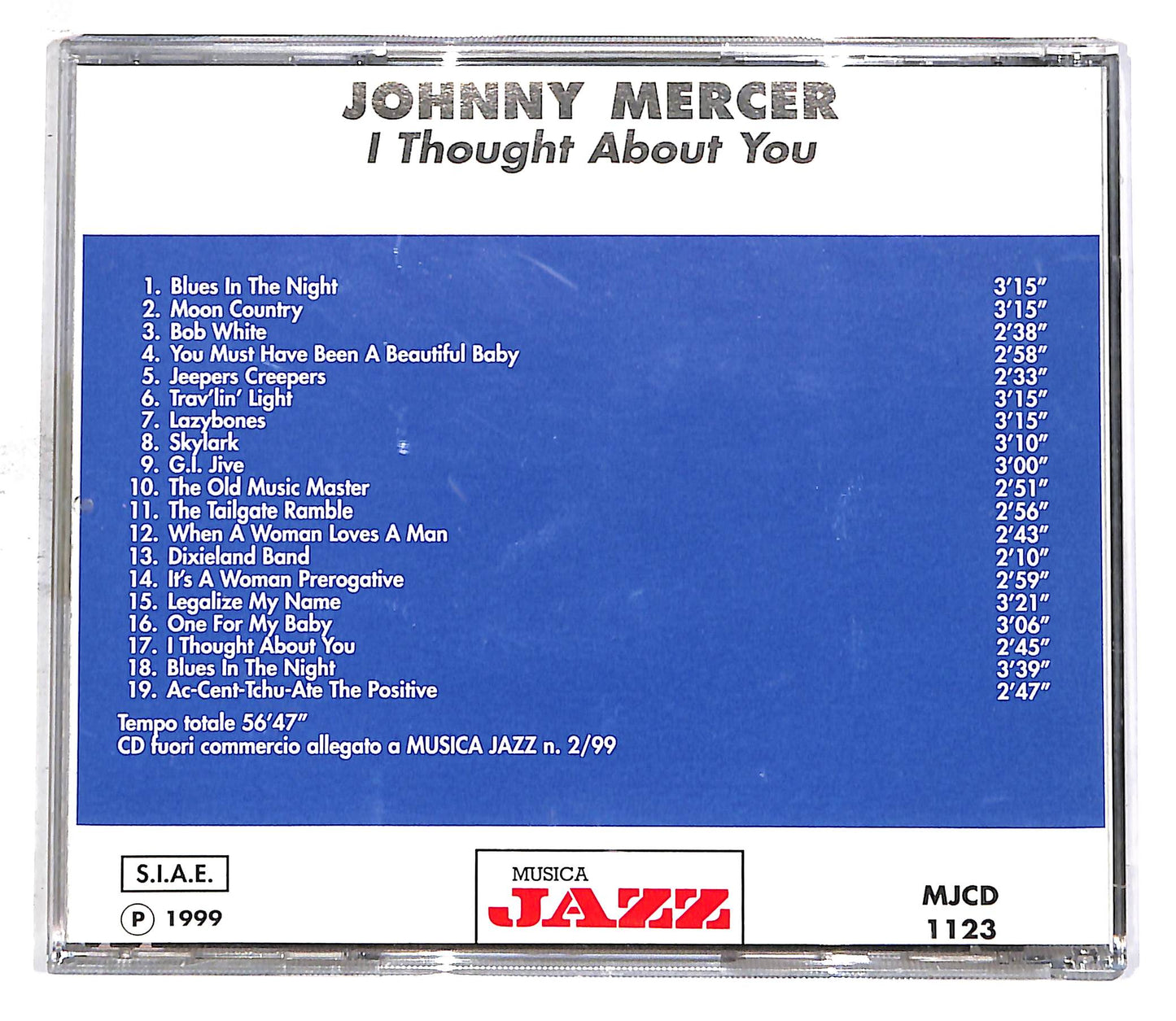 EBOND Johnny Mercer - I Thought About You EDITORIALE CD CD059102