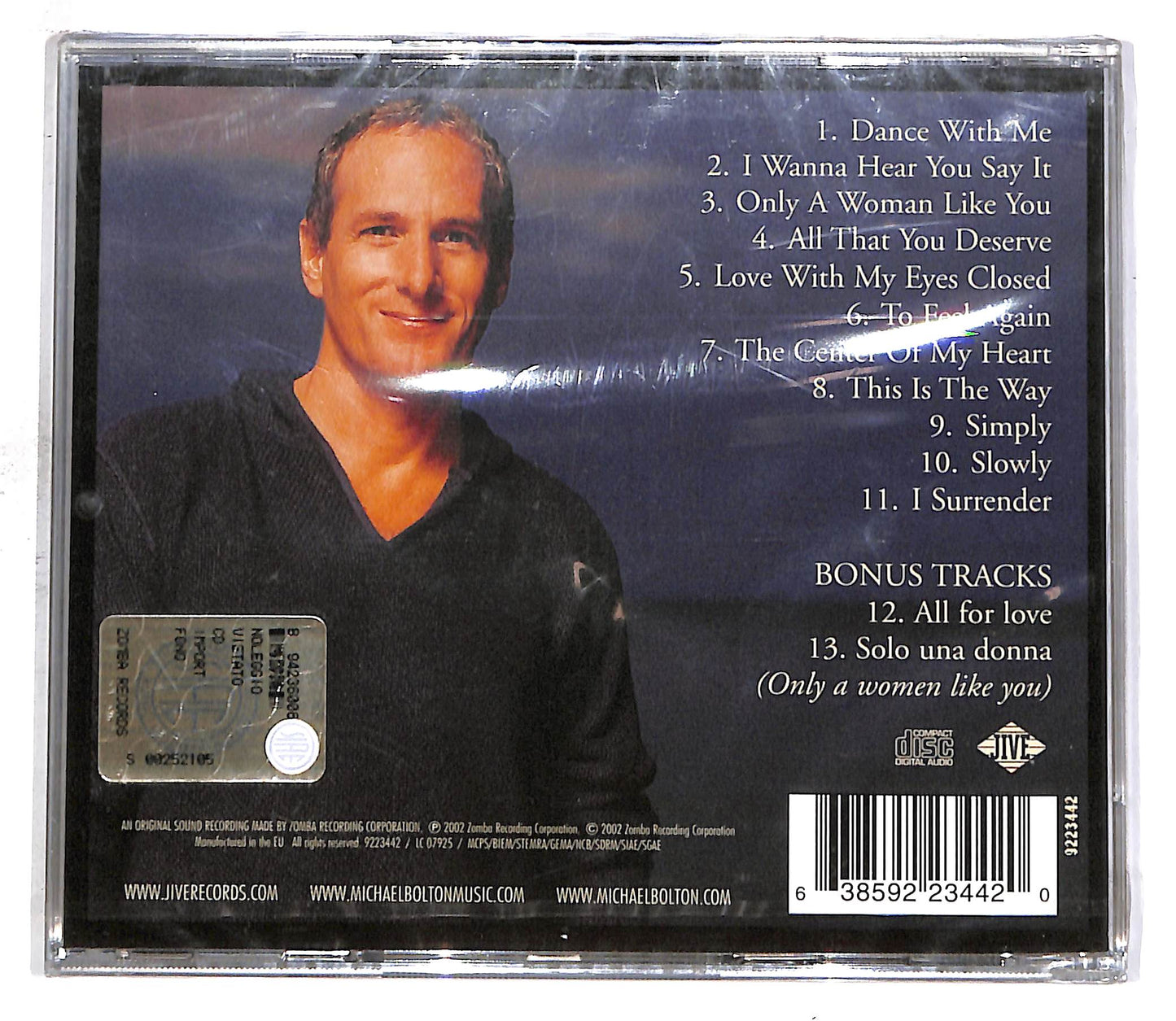 EBOND Michael Bolton - Only A Woman Like You CD CD059248