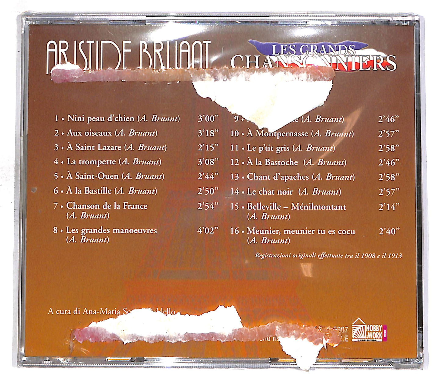 EBOND Aristide Bruant - Aristide Bruant EDITORIALE CD CD059407