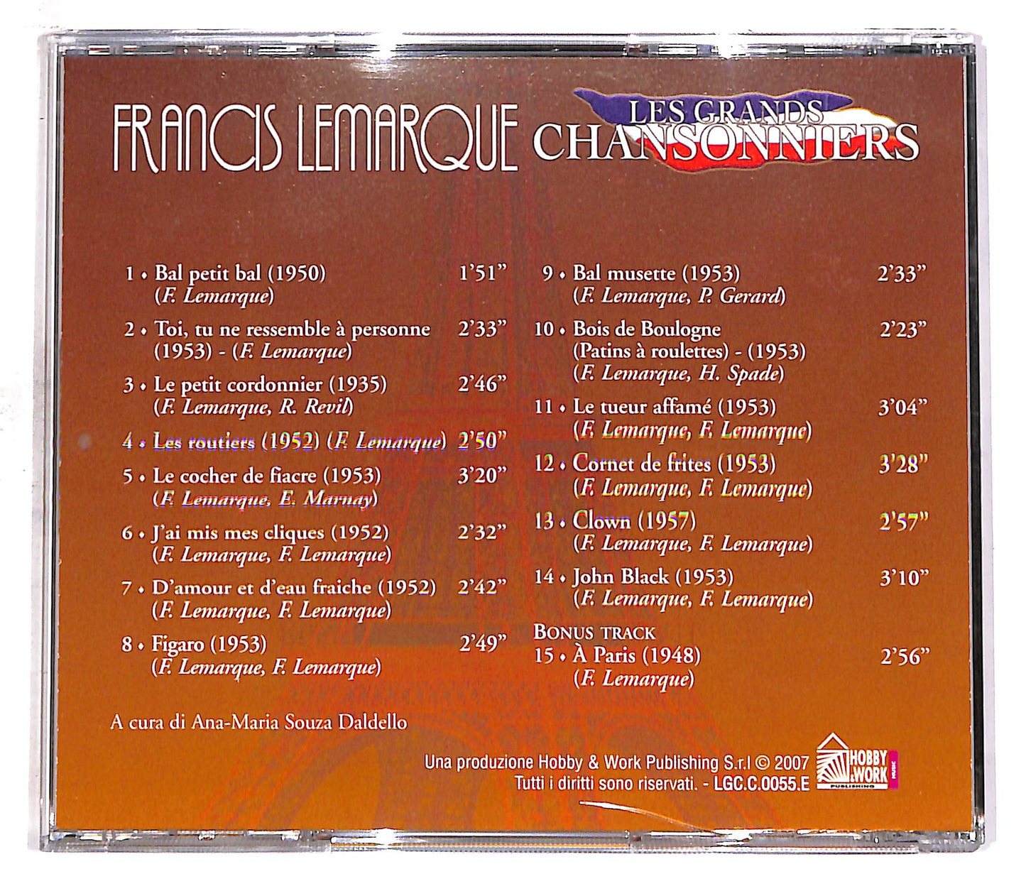 EBOND Francis Lemarque - Francis Lemarque EDITORIALE CD CD059423