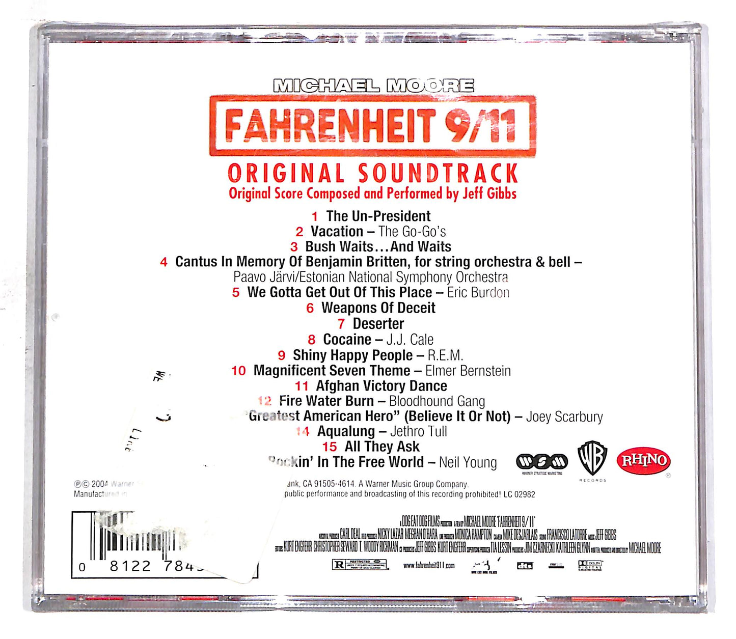 EBOND Various - Fahrenheit 9/11 (Original Soundtrack) CD CD059516