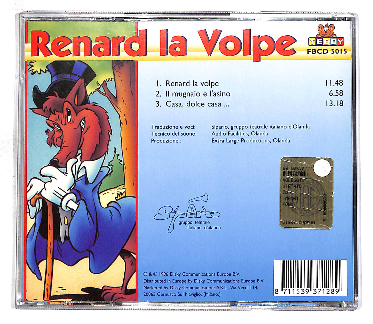 EBOND Variours - Renard la Volpe CD CD059537