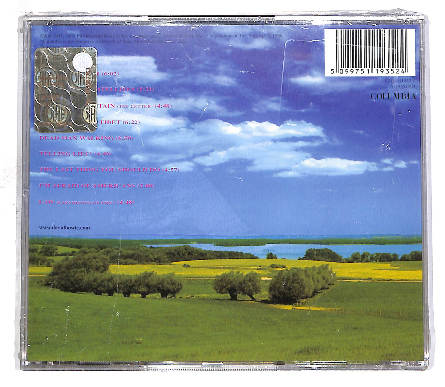 EBOND David Bowie - Earthling CD CD059556