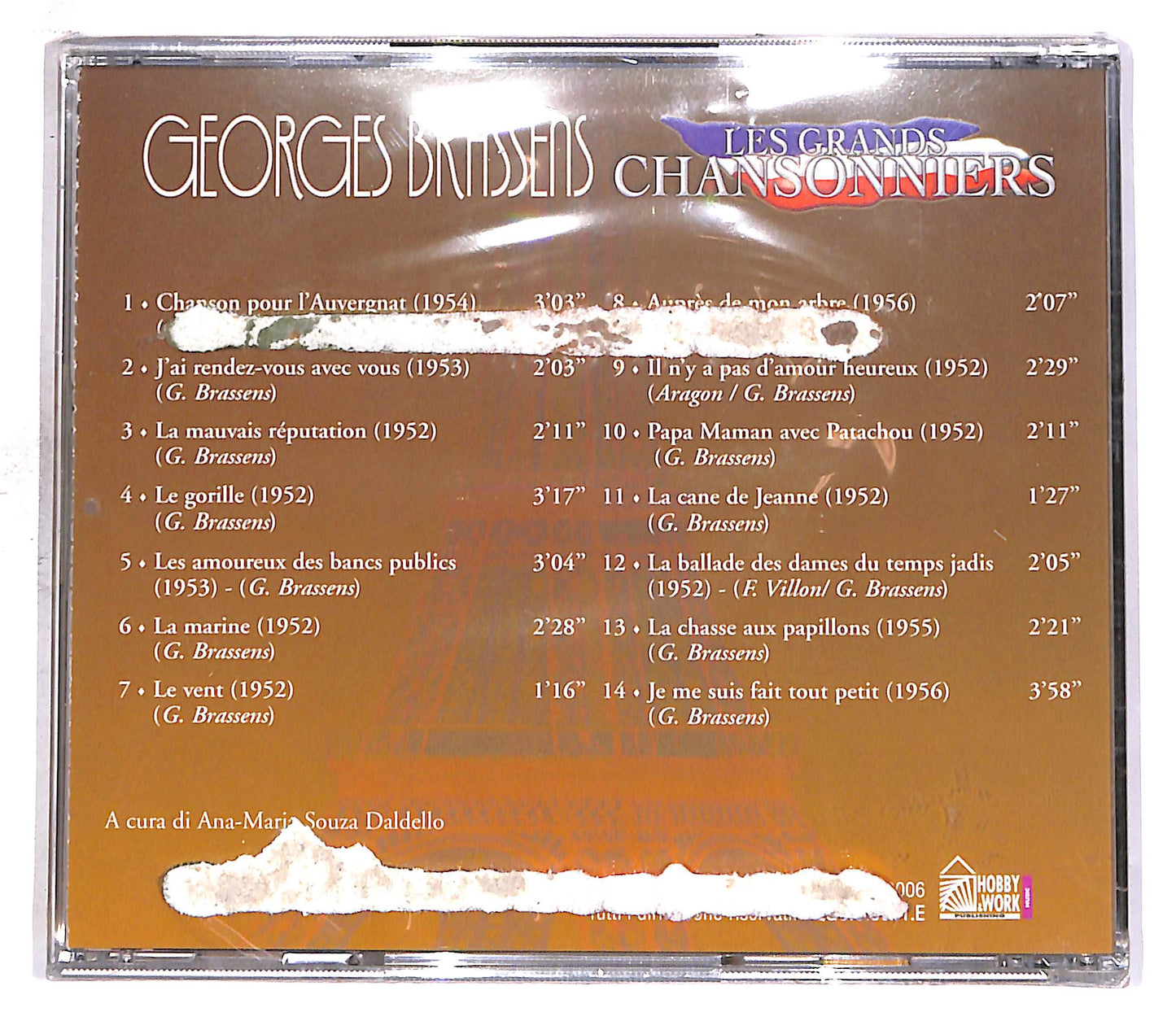 EBOND Georges Brassens - Georges Brassens EDITORIALE CD CD059658
