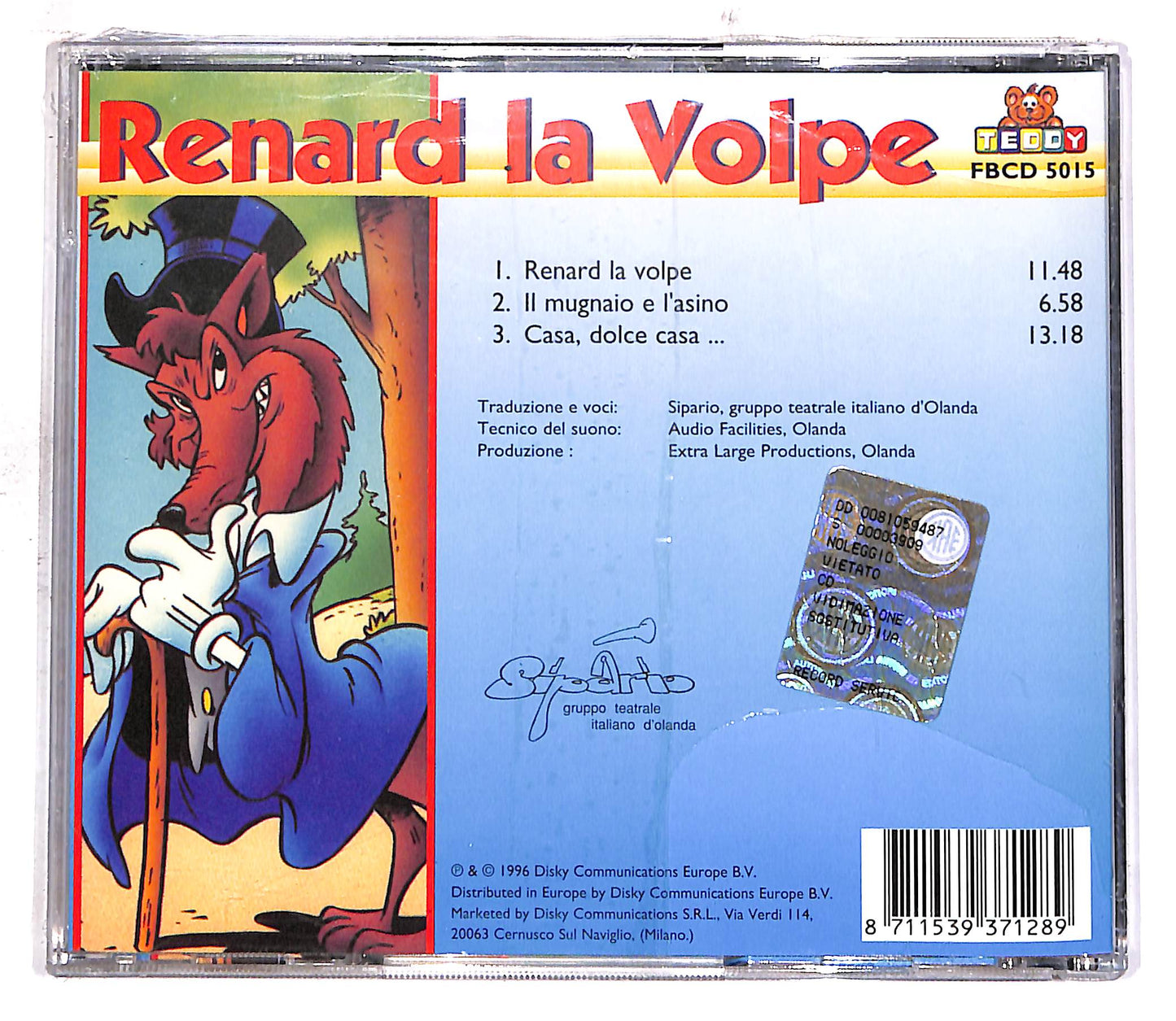 EBOND Variours - Renard la Volpe CD CD059708