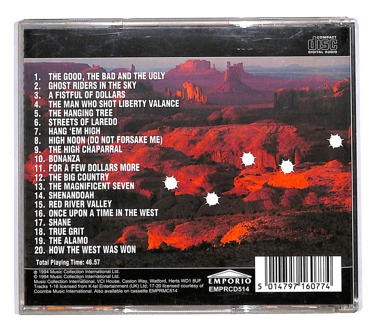 EBOND Various - 20 Greatest Western Themes CD CD059802