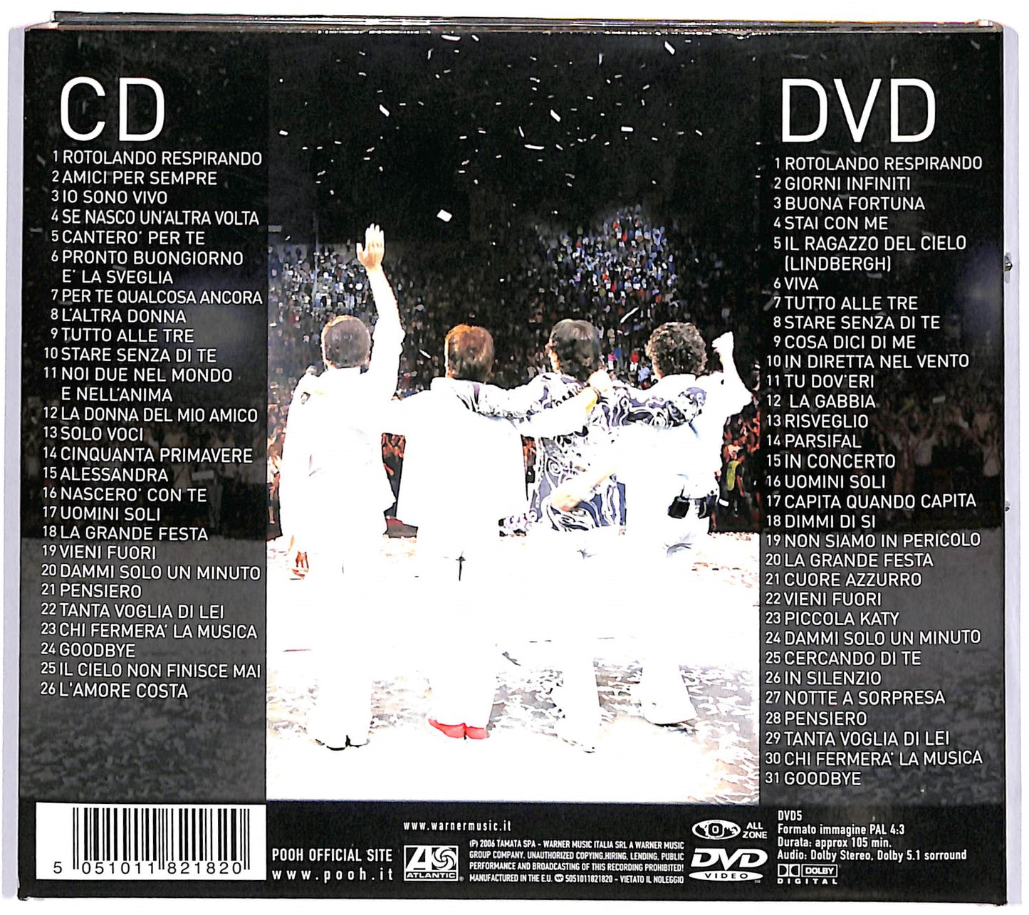 EBOND Pooh - Noi Con Voi (Tour 2006) + DVD CD CD060030