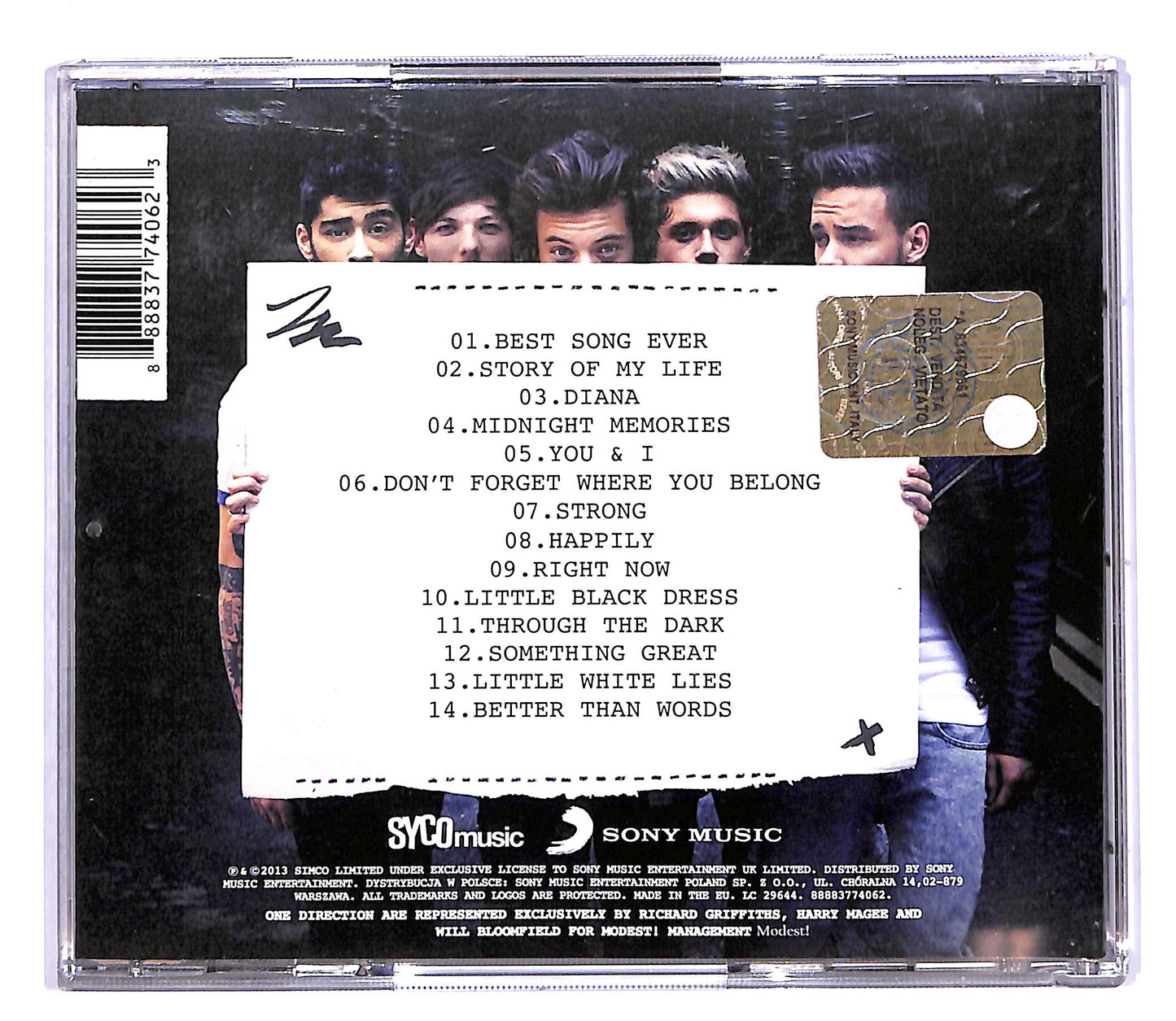 EBOND One Direction - Midnight Memories CD CD060103