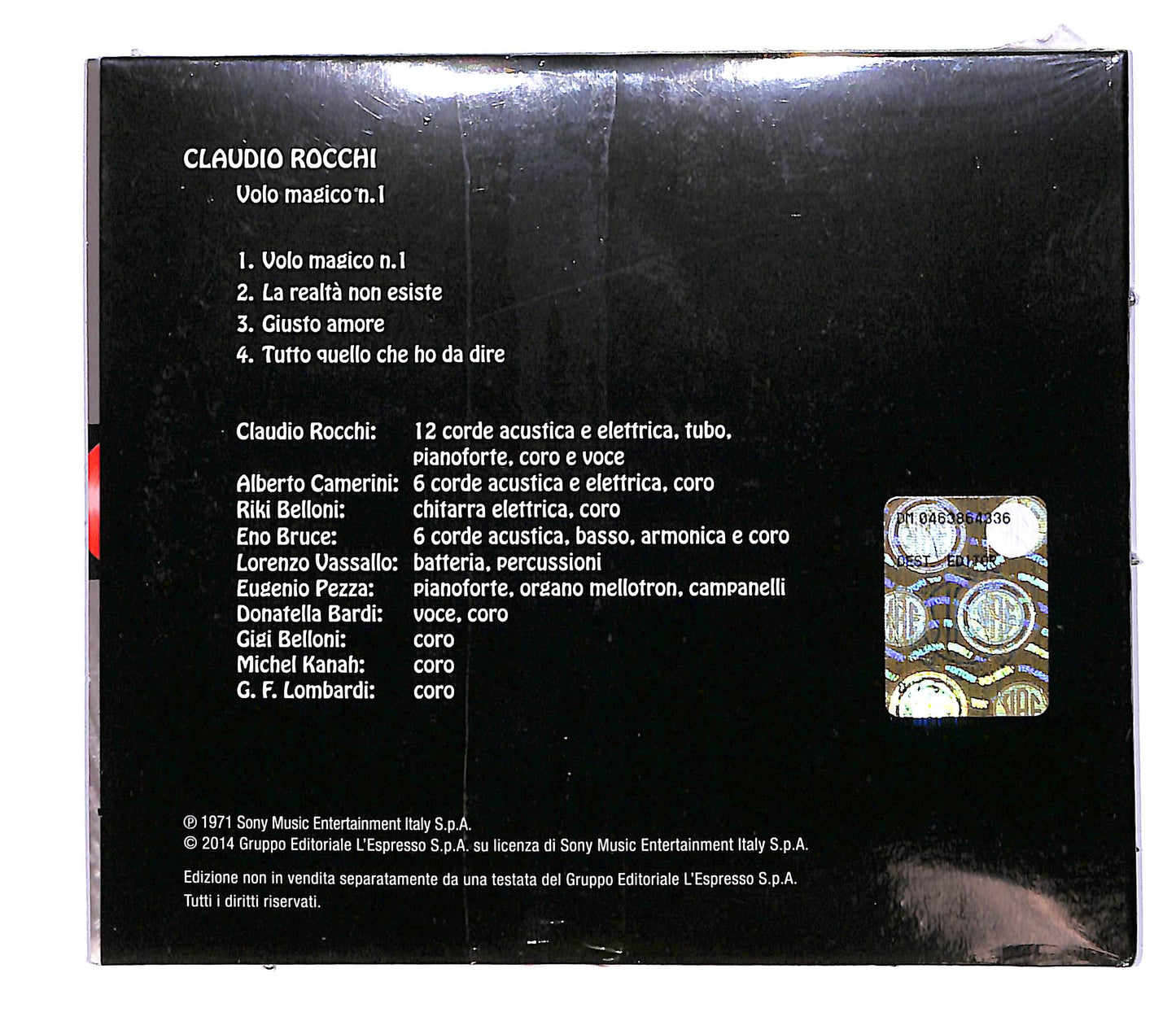 EBOND Claudio Rocchi - Volo Magico N.1 EDITORIALE CD CD060125