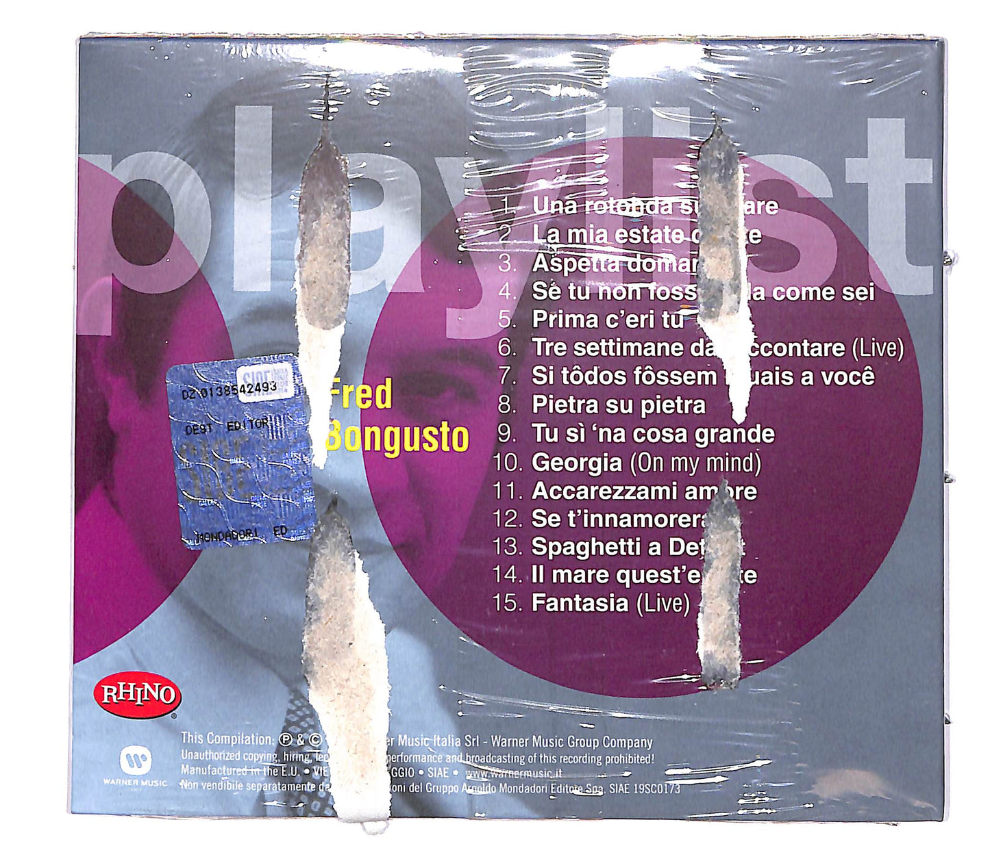 EBOND Fred Bongusto - Playlist EDITORIALE CD CD060206