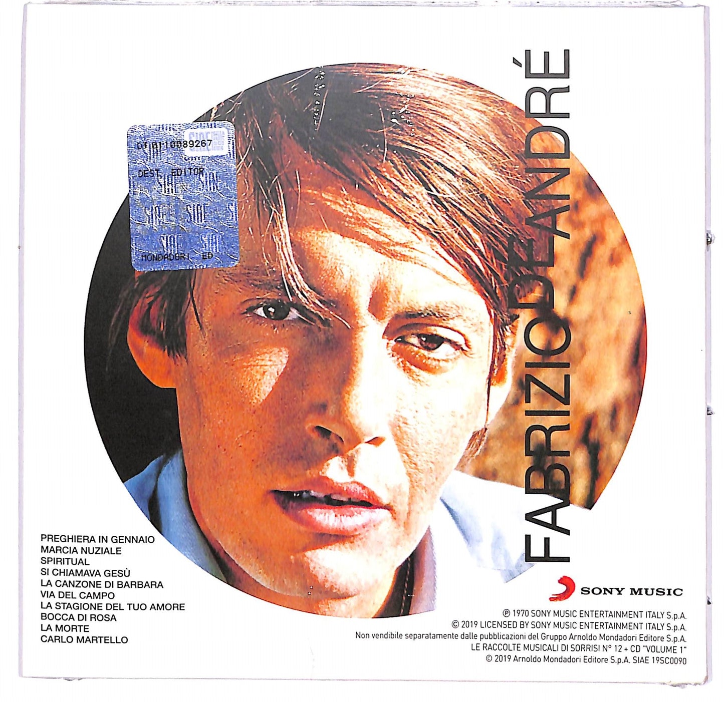 EBOND Fabrizio De Andre - Volume 1 EDITORIALE CD CD060211