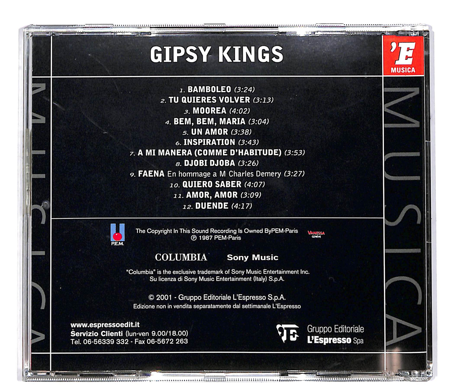 EBOND Gipsy Kings - Gipsy Kings EDITORIALE CD CD060304