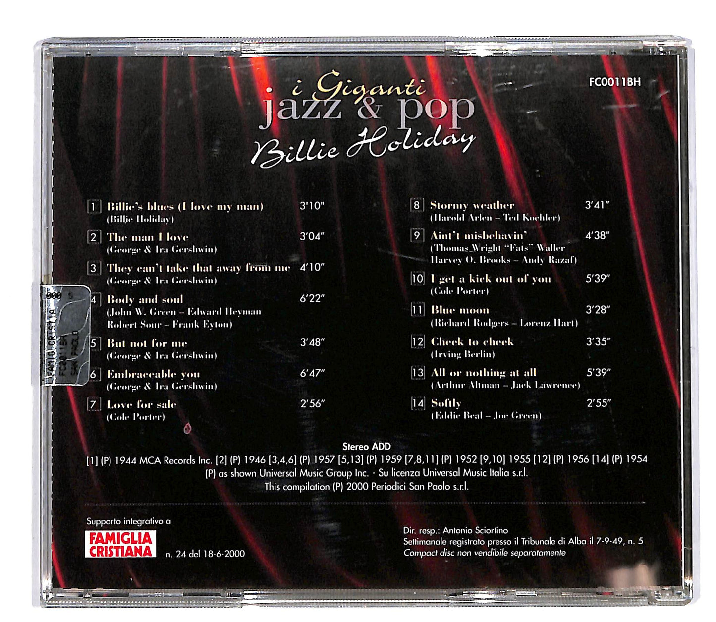 EBOND Billie Holiday - Billie Holiday EDITORIALE CD CD060336
