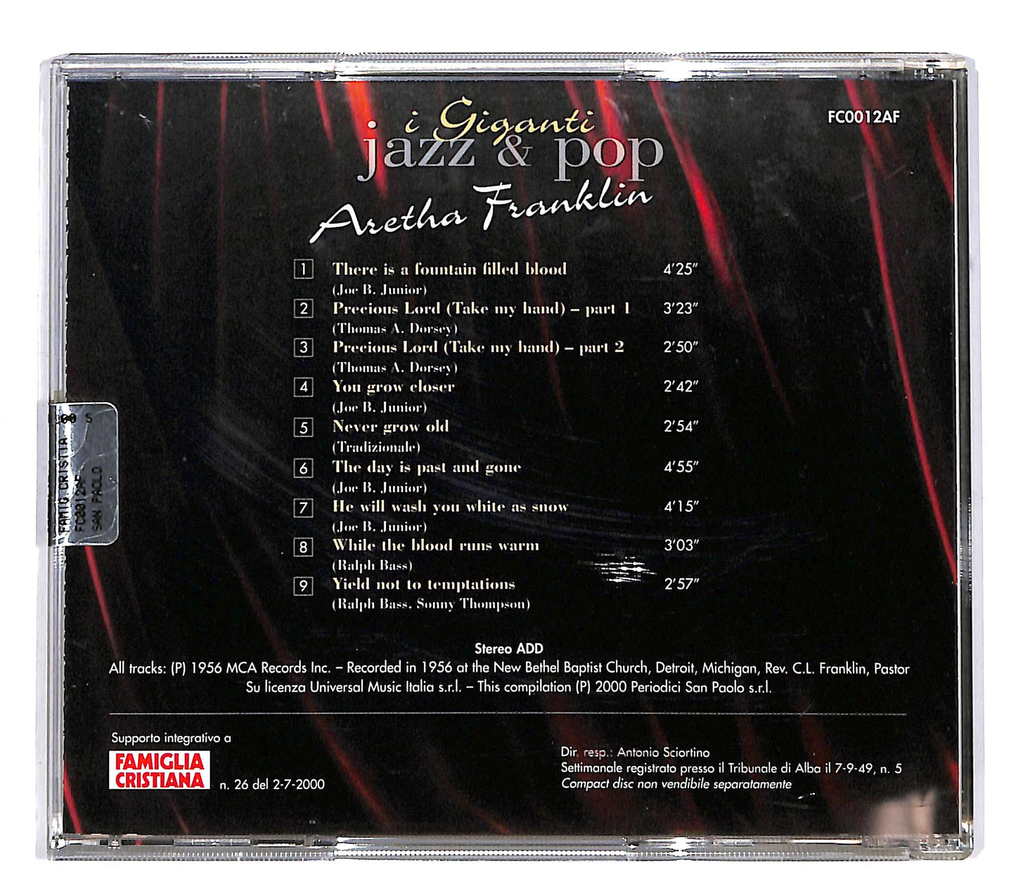 EBOND Aretha Franklin - Aretha Franklin EDITORIALE CD CD060337