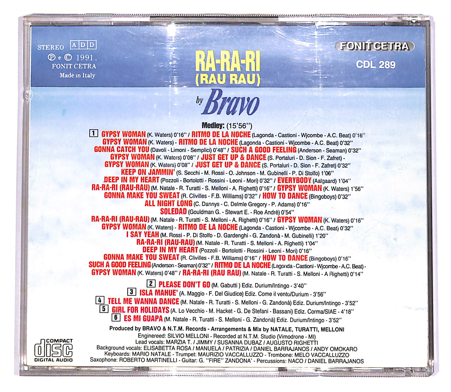 EBOND Bravo - Ra-Ra-Ri (Rau Rau) EDITORIALE CD CD060718