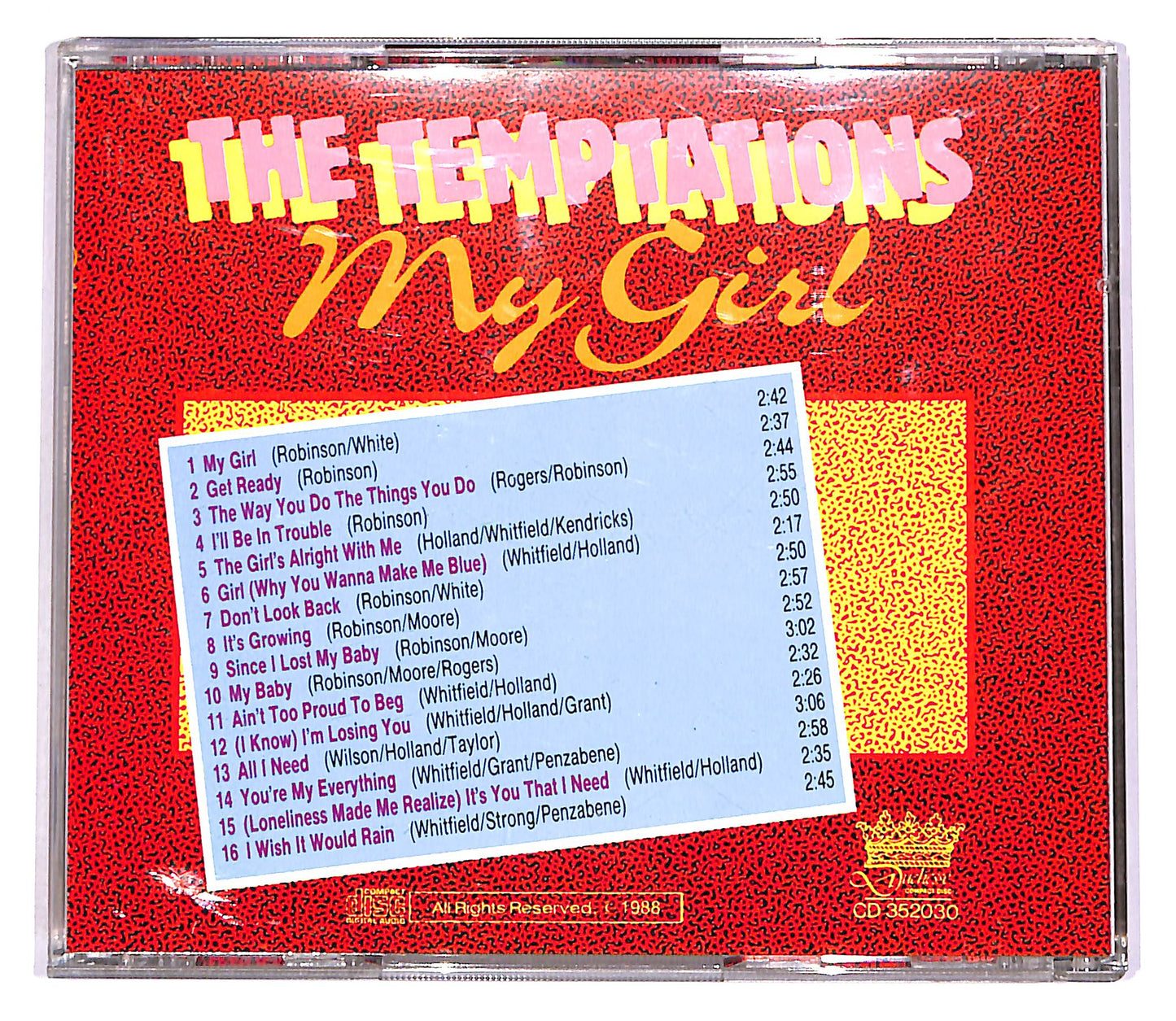 EBOND The Temptations - My Girl EDITORIALE CD CD060752