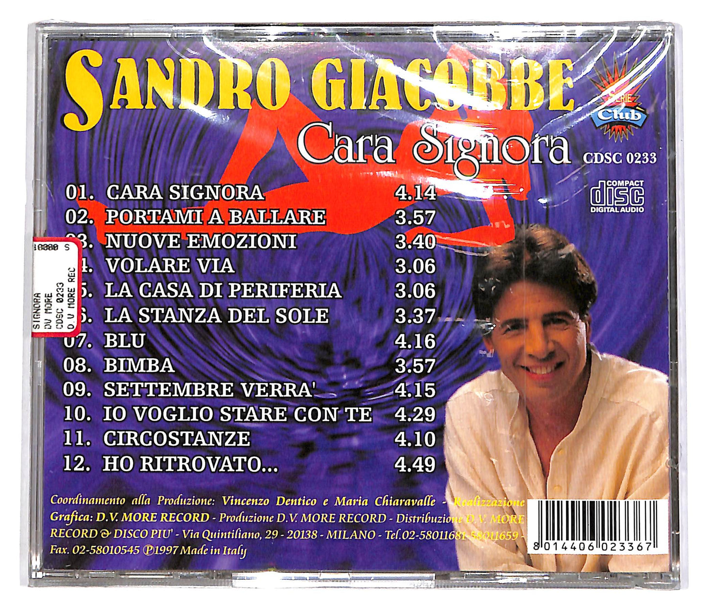 EBOND Sandro Giacobbe - Cara Signora CD CD060815