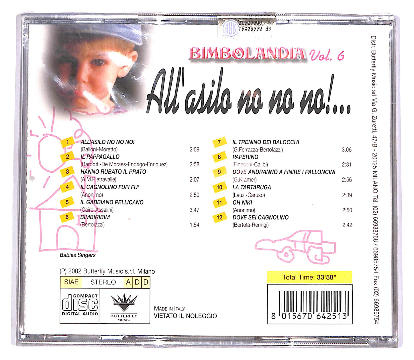 EBOND All'Asilo No No No! - Bimbolandia Vol.6 CD CD061049
