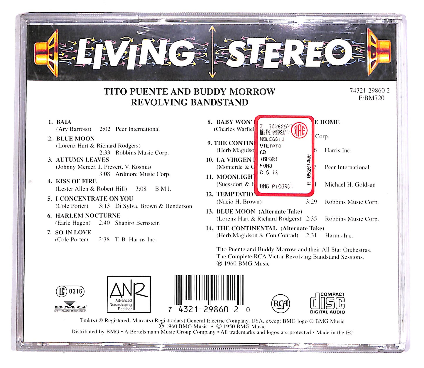 EBOND Tito Puente And Buddy Morrow - Revolving Bandstand CD CD061057