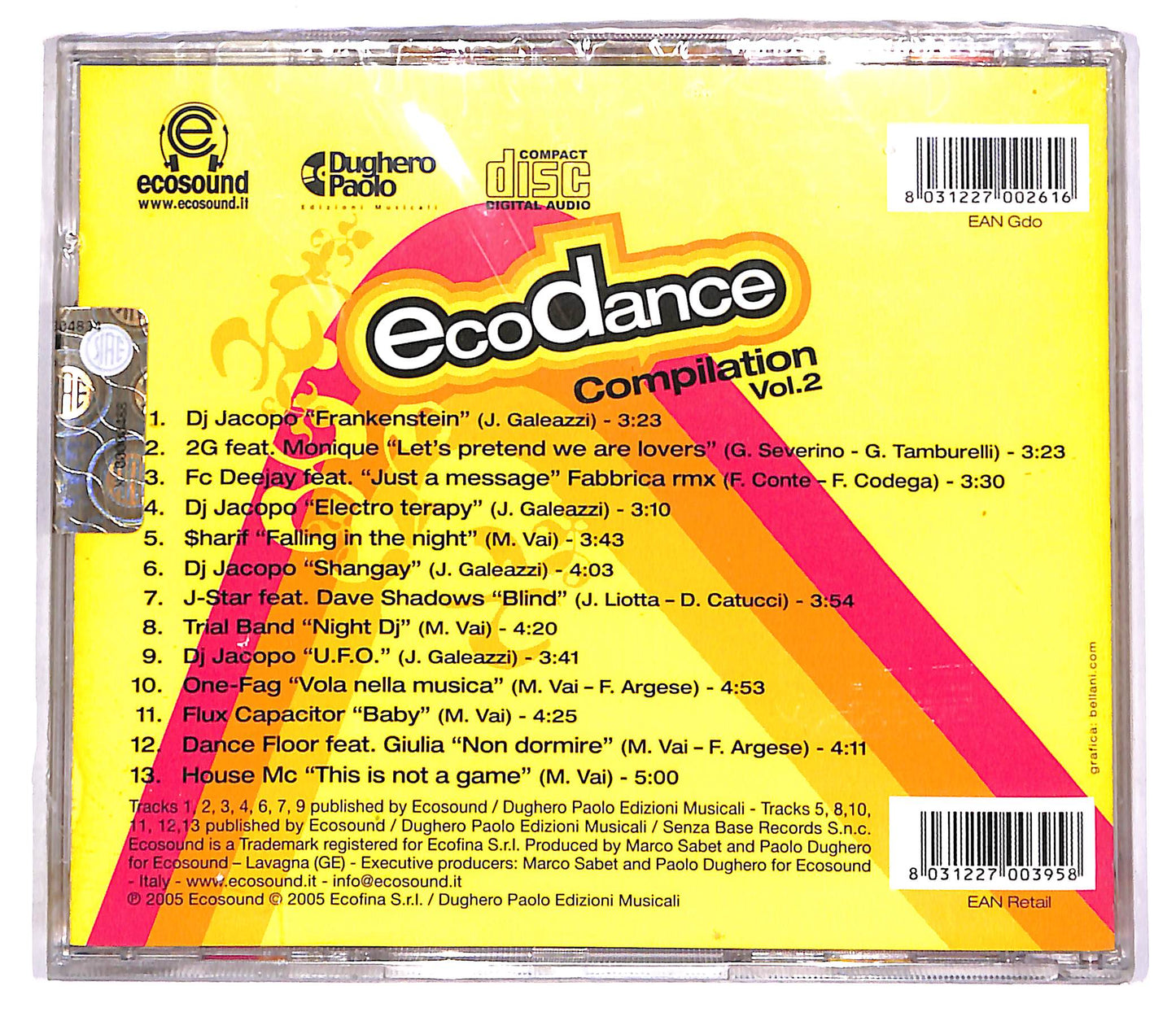 EBOND Various - Ecodance Compilation Vol. 2 CD CD061107