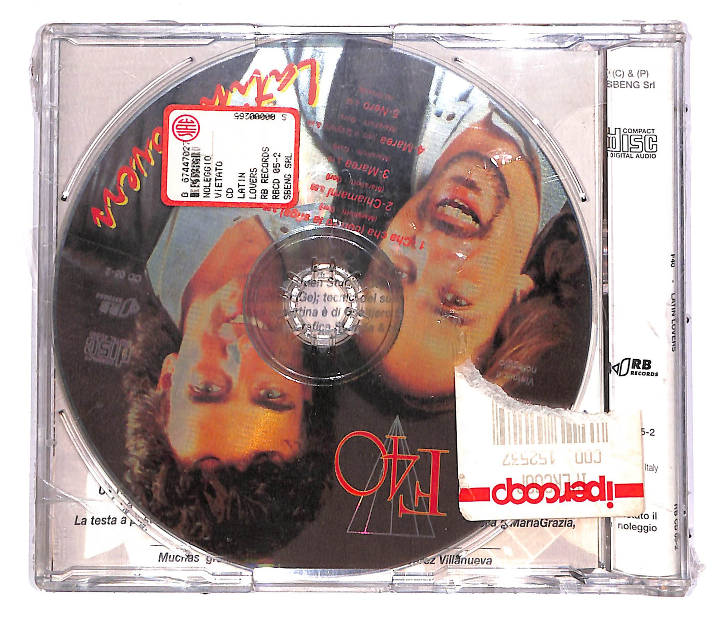 EBOND F40 - Latin Lovers EDITORIALE CD CD061109