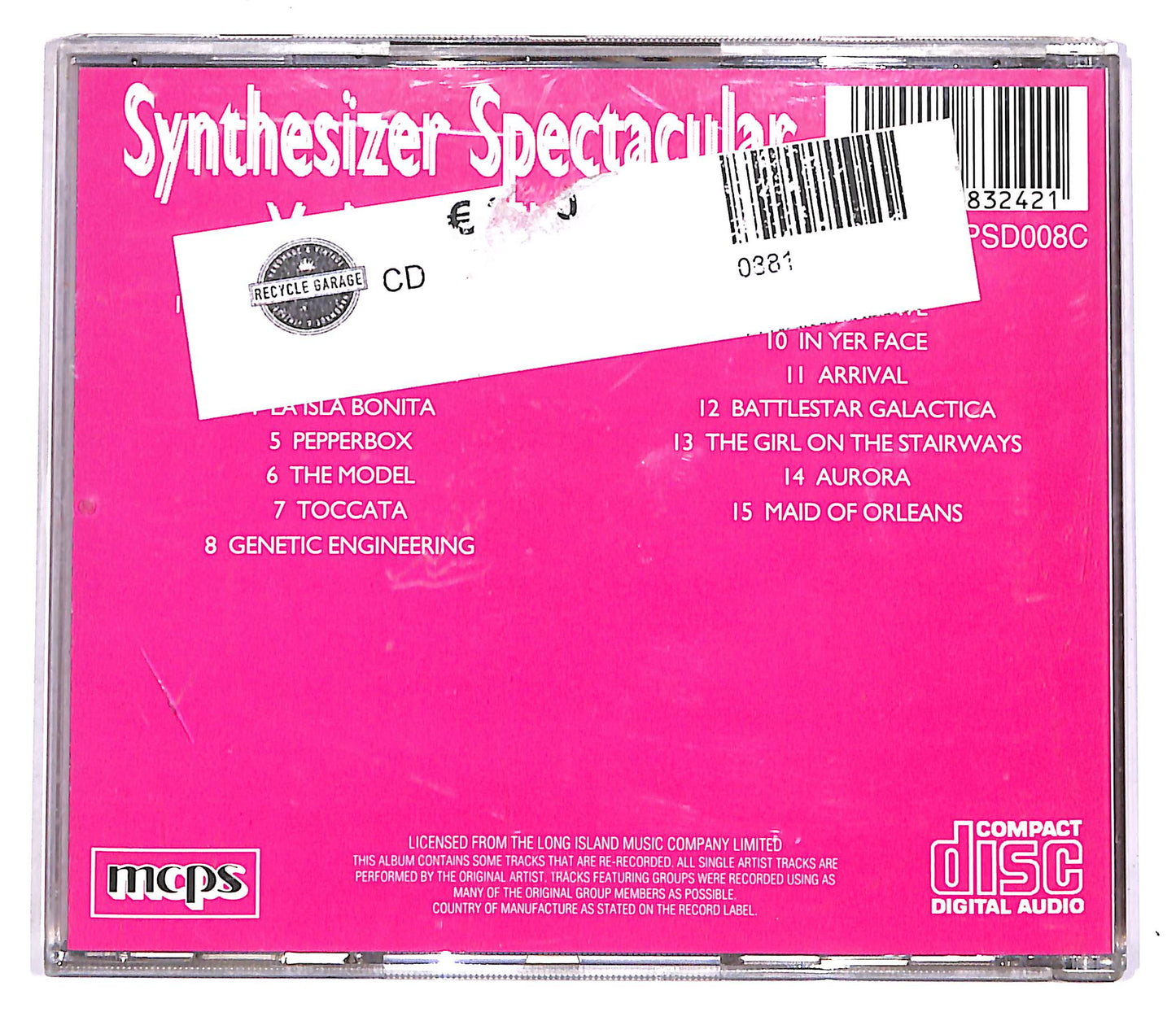 EBOND Various - Synthesizer Spectacular Disc Three CD CD061232
