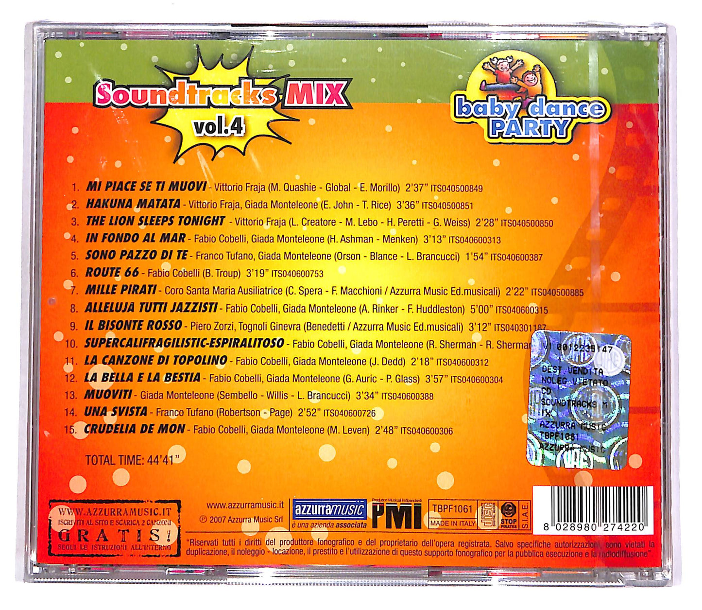 EBOND Baby Dance Party Vol.4 - Soundtracks Mix CD CD061254