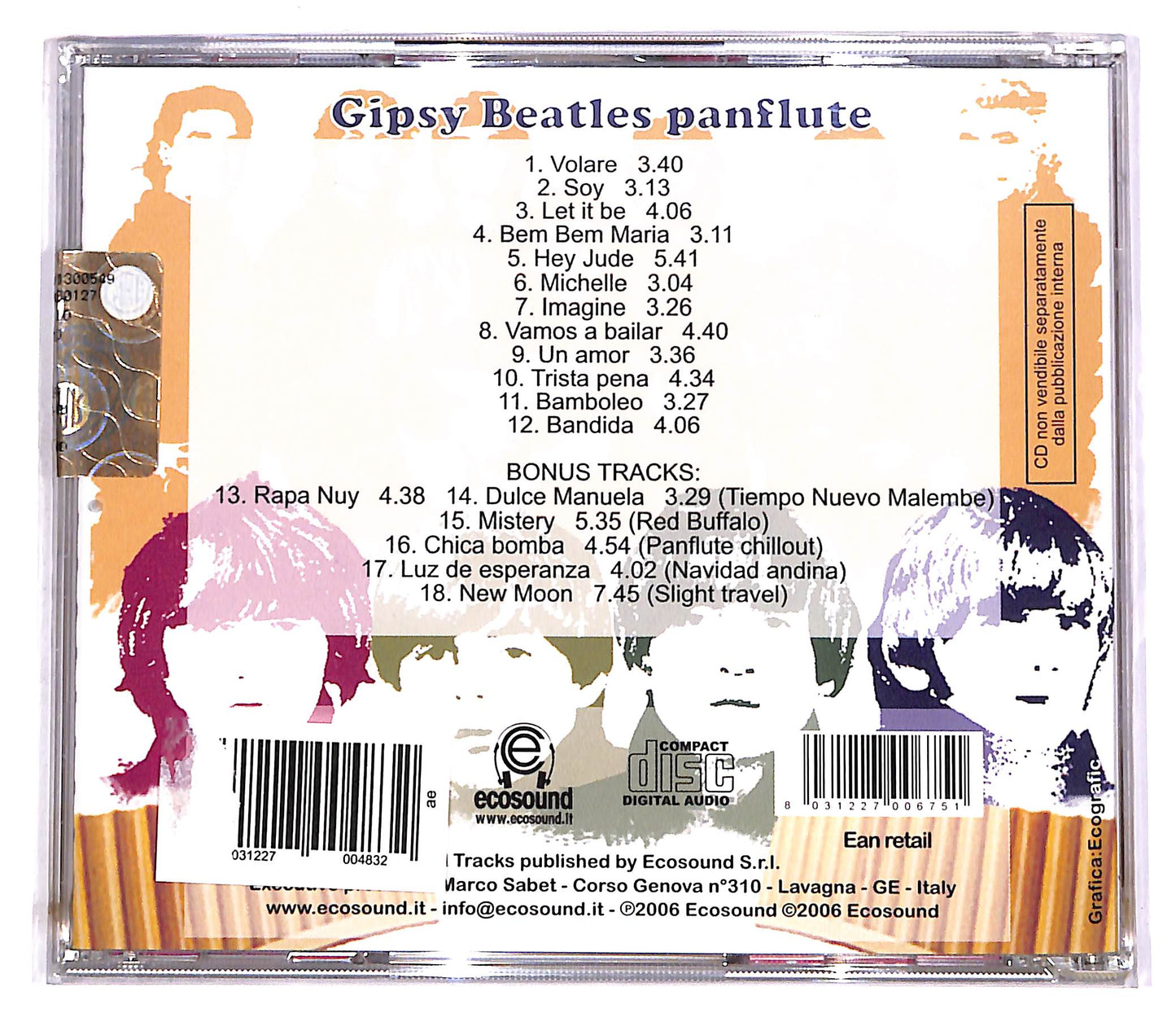 EBOND Gipsy Beatles - Gipsy Beatles Panflute CD CD061265