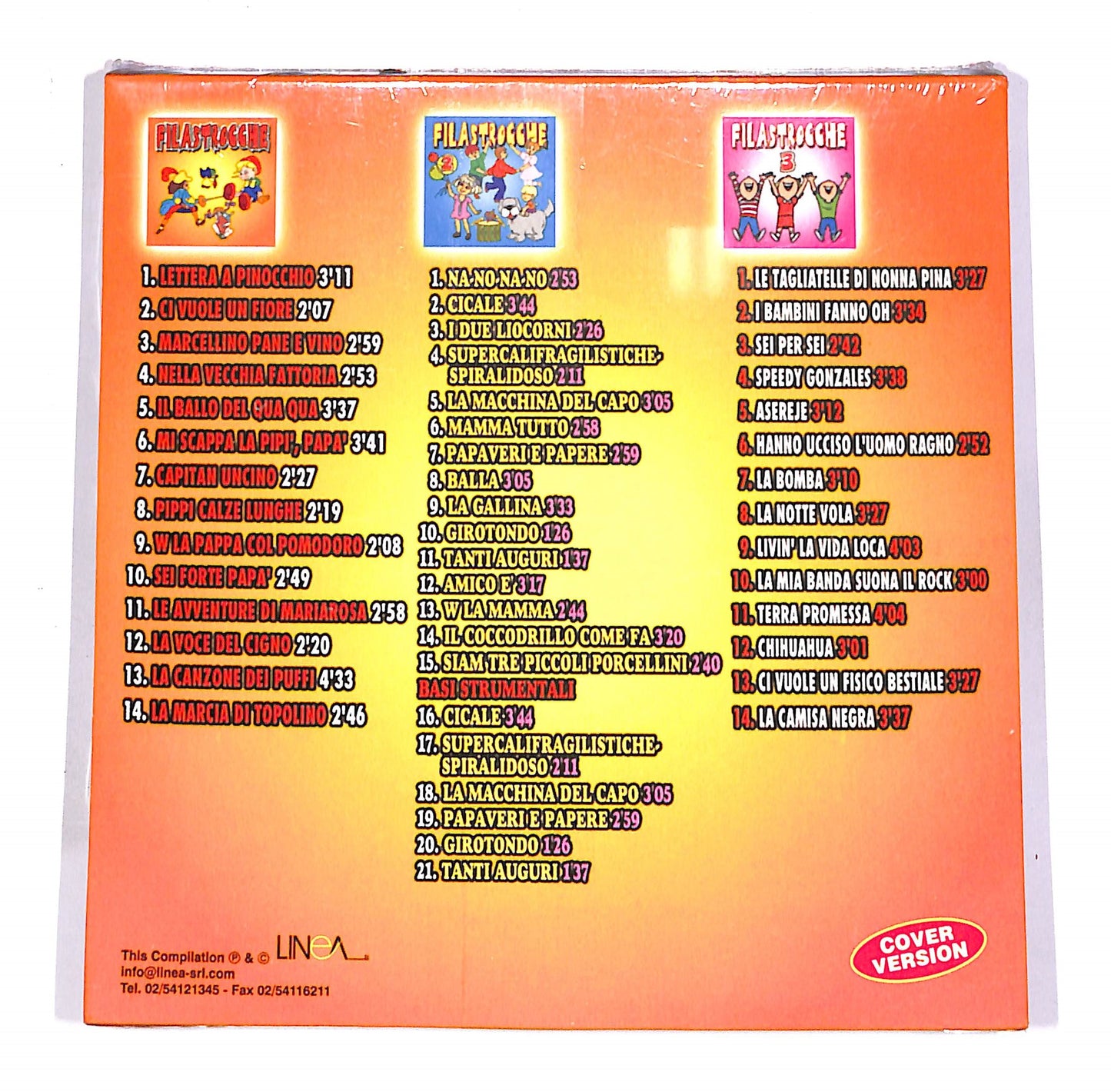 EBOND Various - Filastrocche Un - Due - Tre (3 dischi) CD CD061314