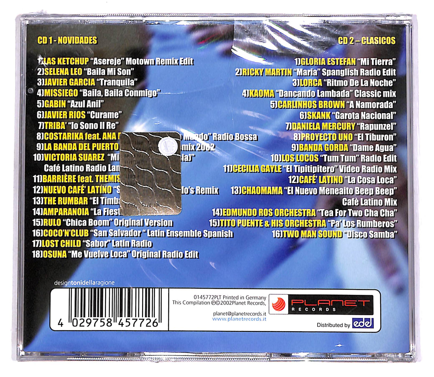 EBOND GUSTO Latino - Inverno 2003 (2 dischi) CD CD061320