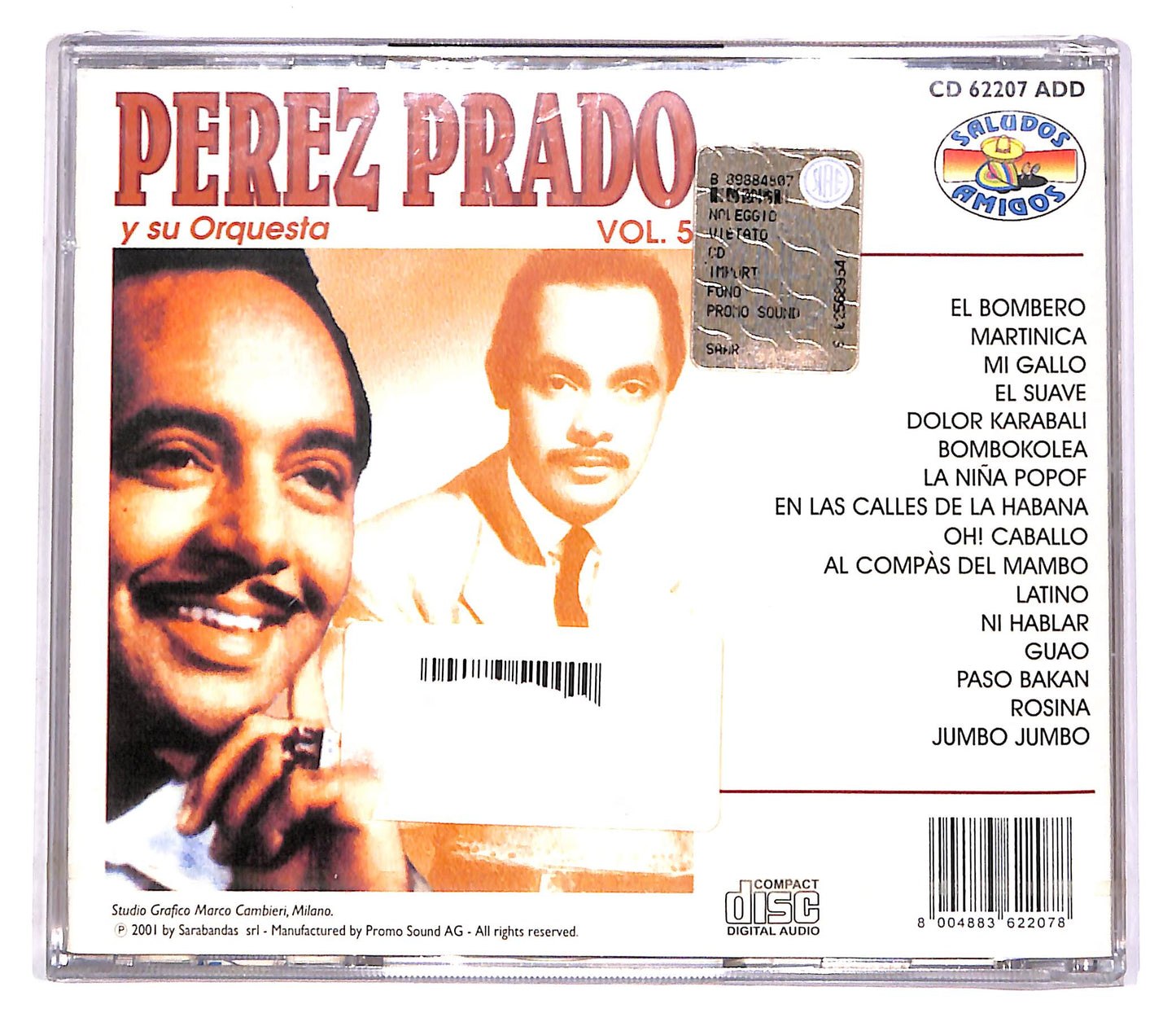 EBOND Perez Prado Y Su Orquesta - Perez Prado Y Su Orquesta Vol.5 CD CD061325