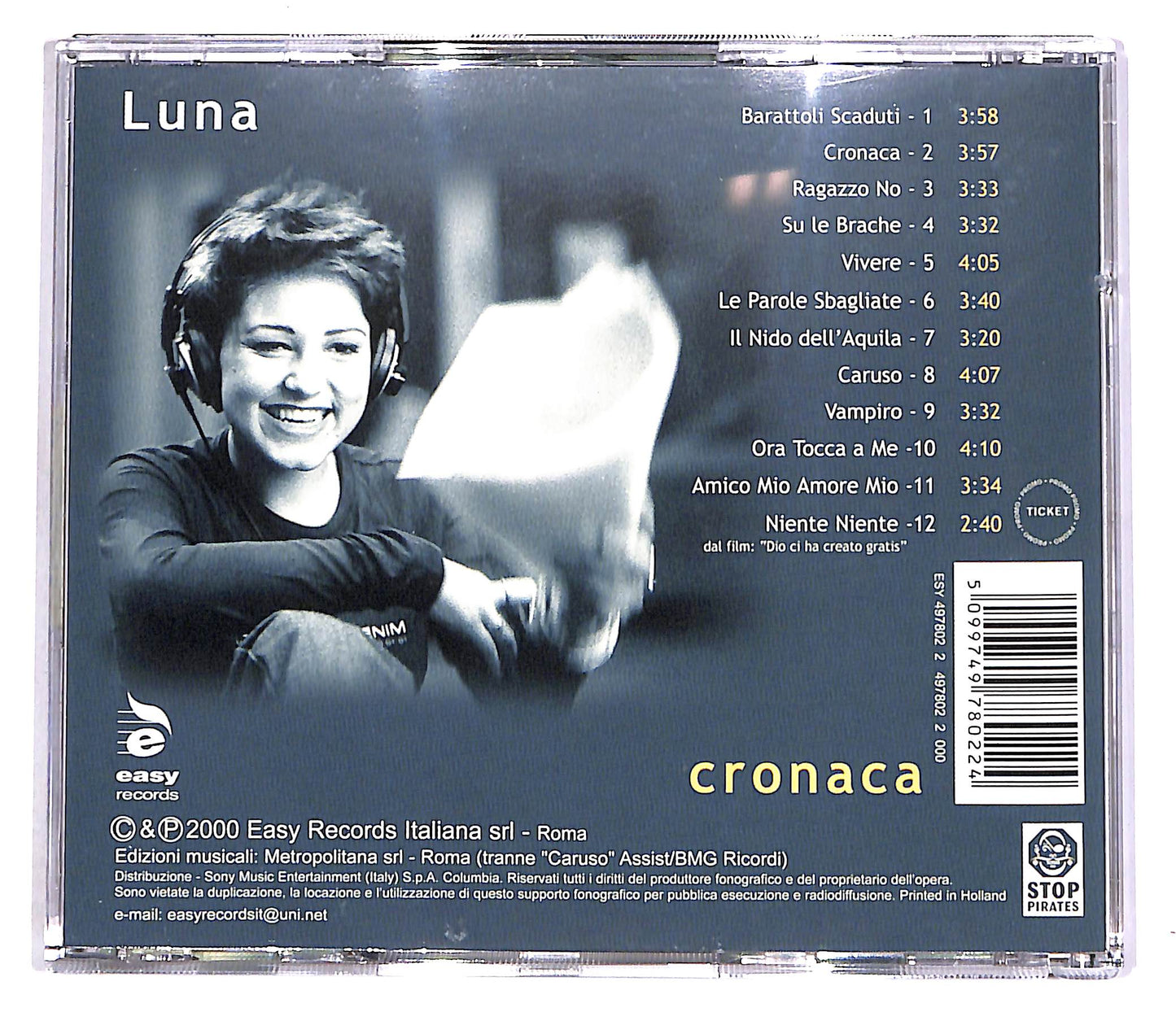 EBOND Luna - Cronaca CD CD061335