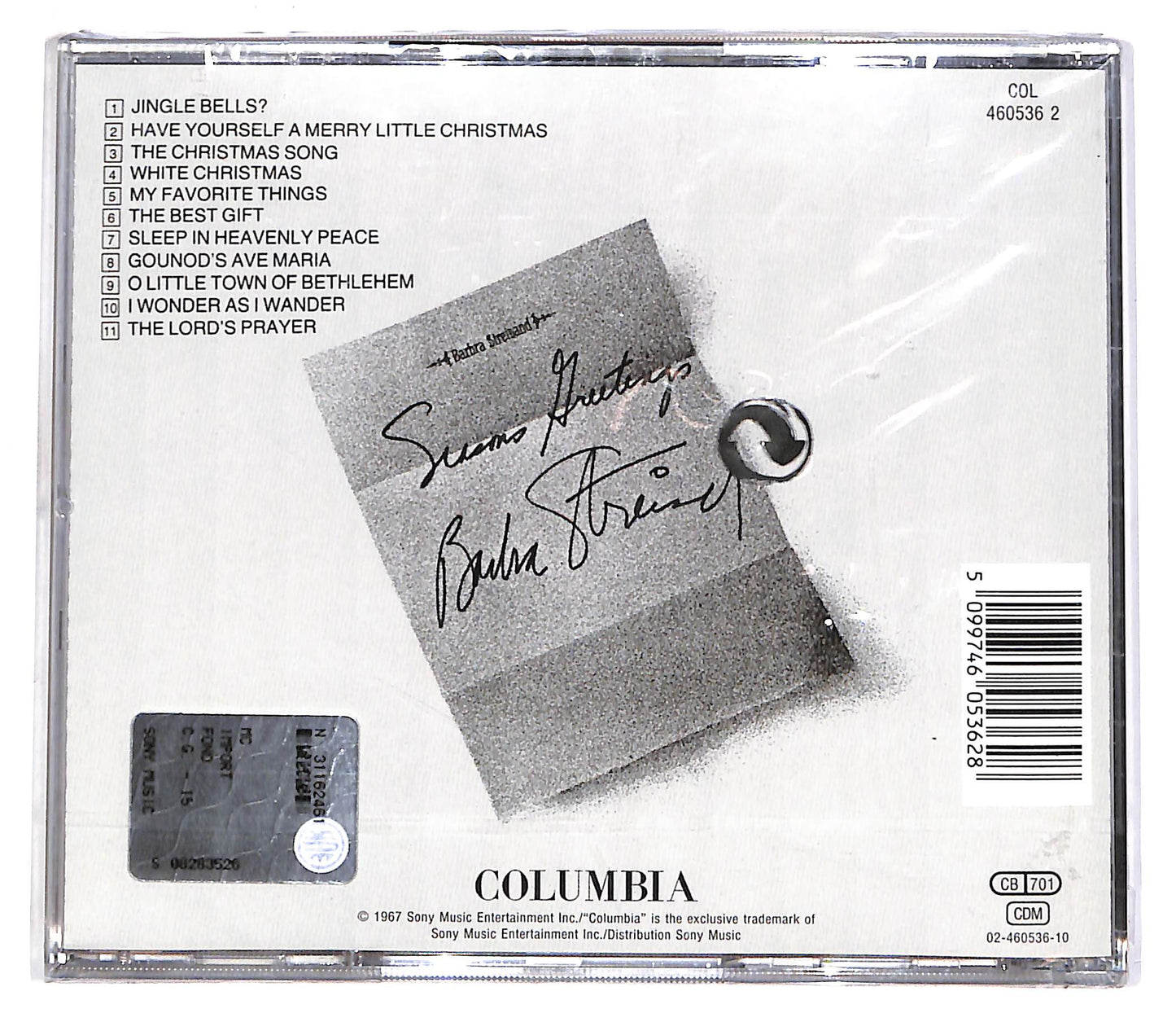 EBOND Barbra Streisand - A Christmas Album CD CD061726