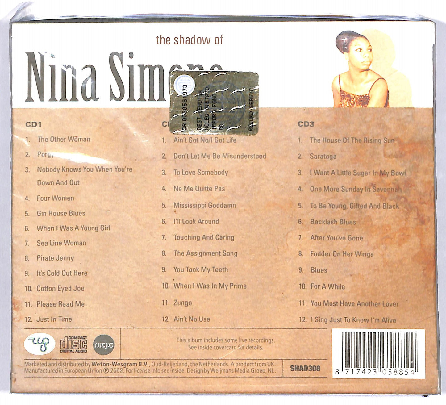 EBOND Nina Simone - The Shadow of Niba Simone CD CD061941