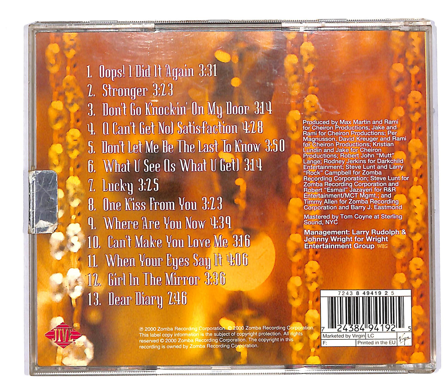 EBOND Britney Spears - Oops!...I Did It Again CD CD062138