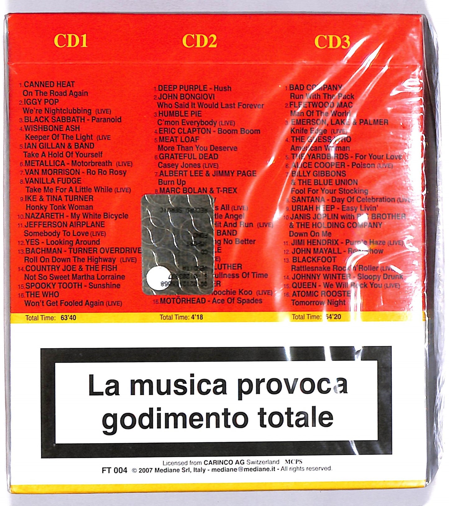 EBOND Various - Purerock with no filter - Cofanetto CD CD062235