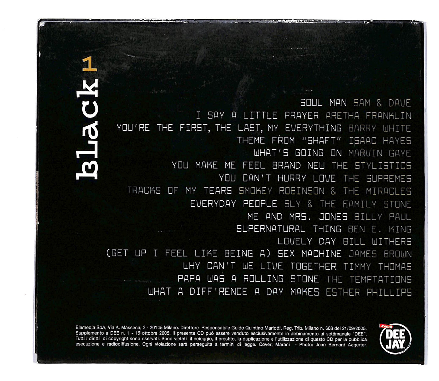 EBOND Various - Dee Jay Black 1 EDITORIALE CD CD062321