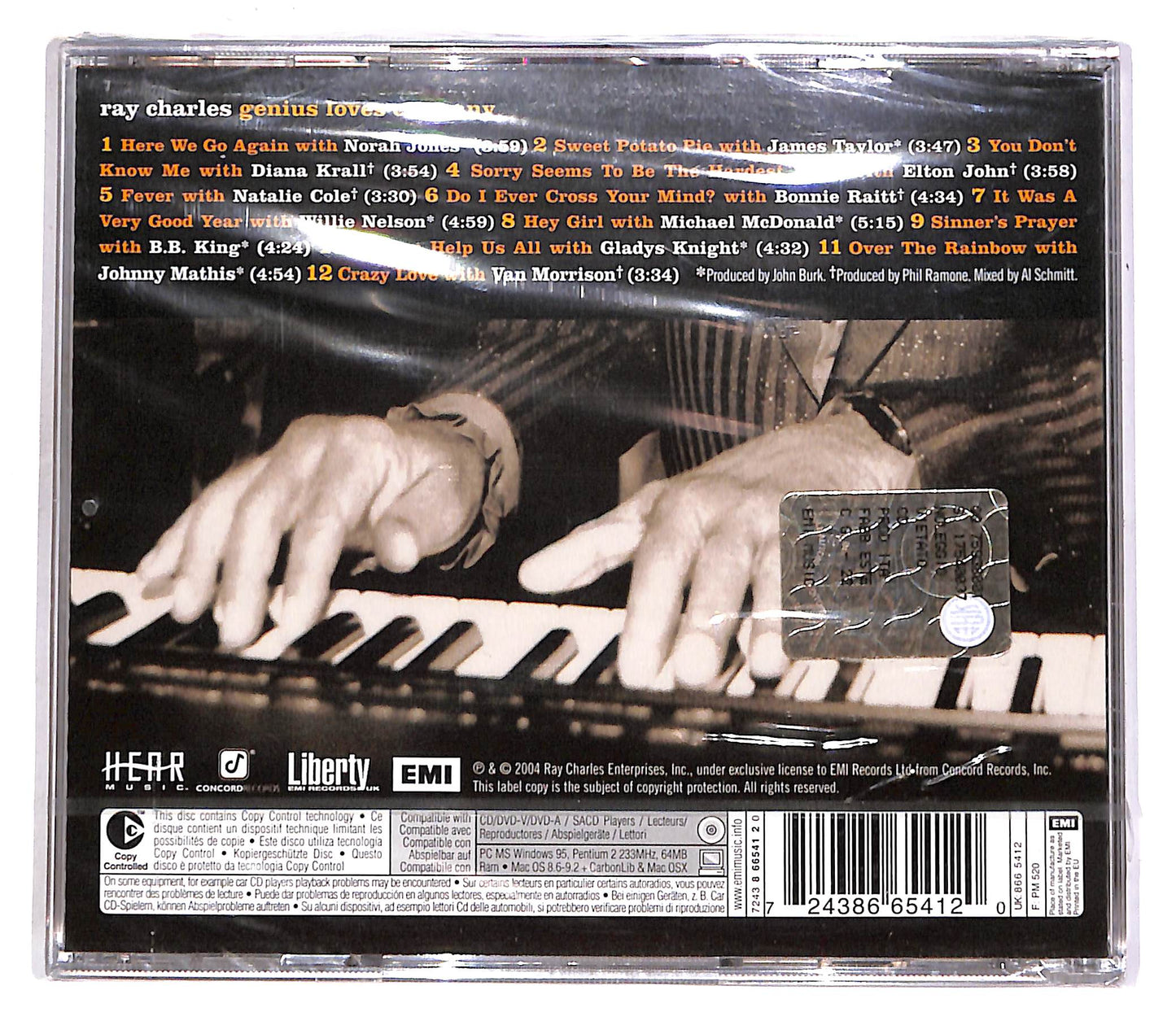 EBOND Ray Charles - Genius Loves Company CD CD062423