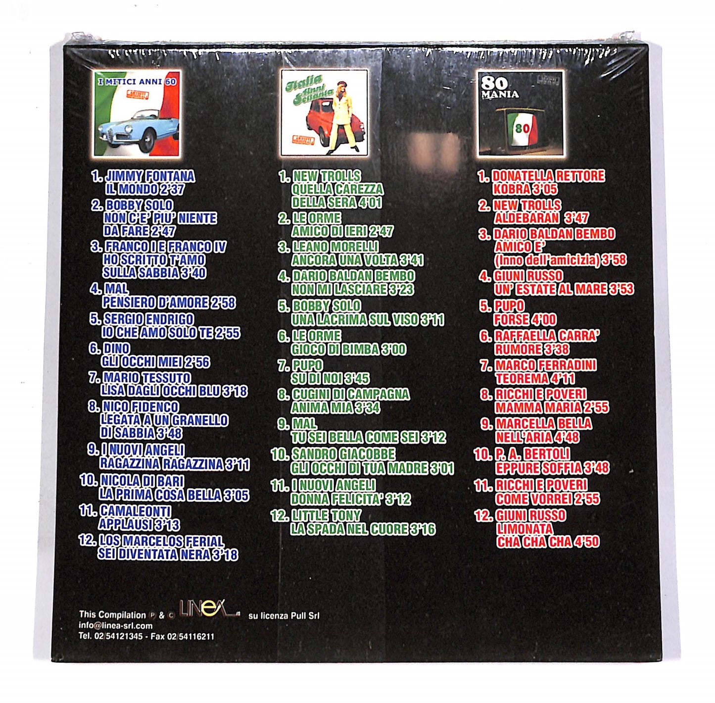 EBOND Various - Italia Anni 60' 70' 80' (3 dischi) CD CD062441