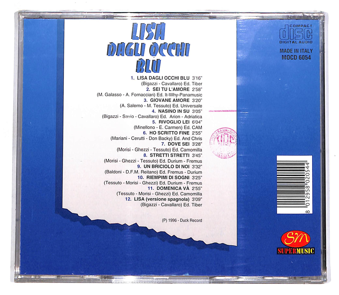 EBOND Various - Lisa Dagli Occhi Blu CD CD062501