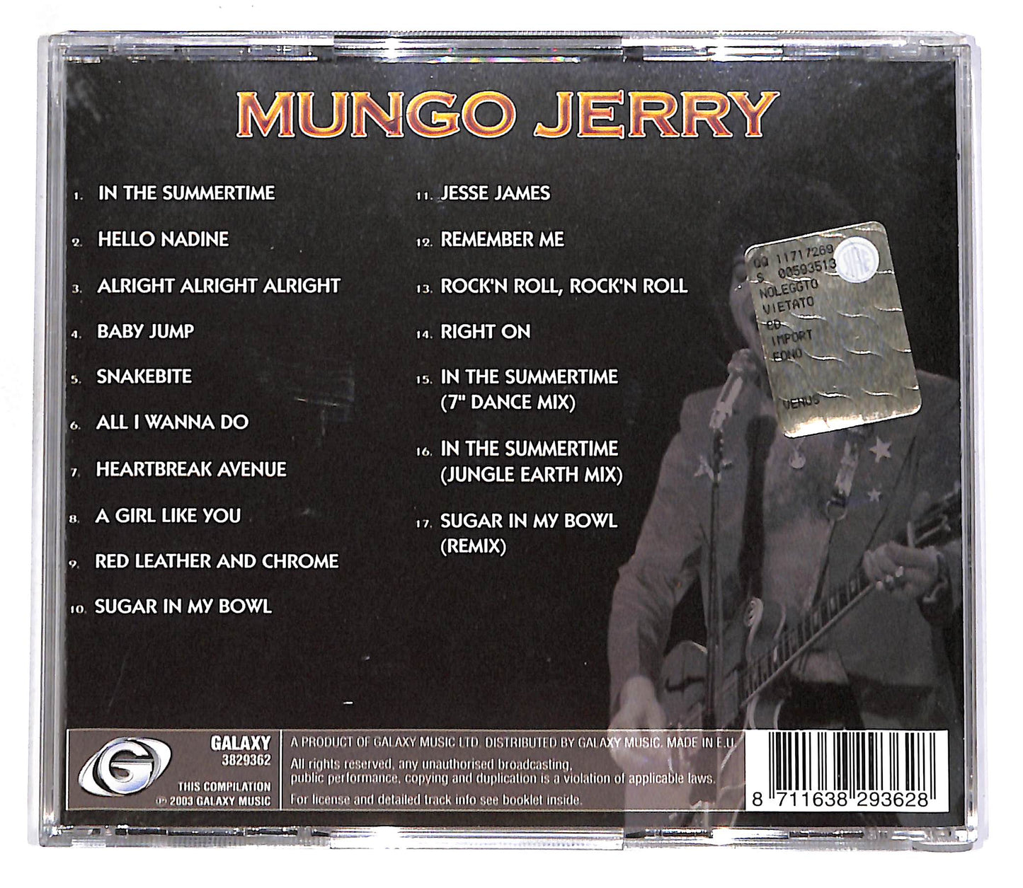EBOND Mungo Jerry - Mungo Jerry CD CD062523