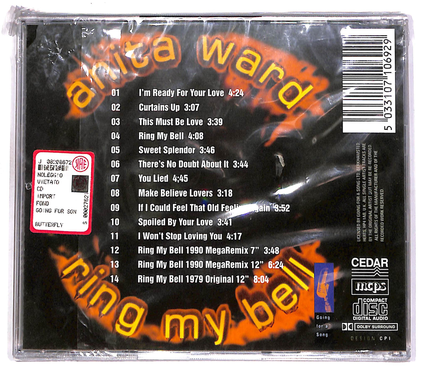 EBOND Anita Ward - Ring My Bell CD CD062617