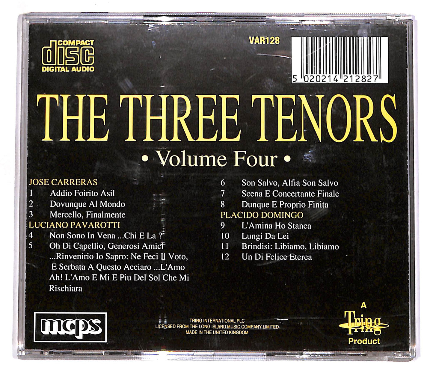 EBOND The Three Tenors - Volume Four CD CD062661