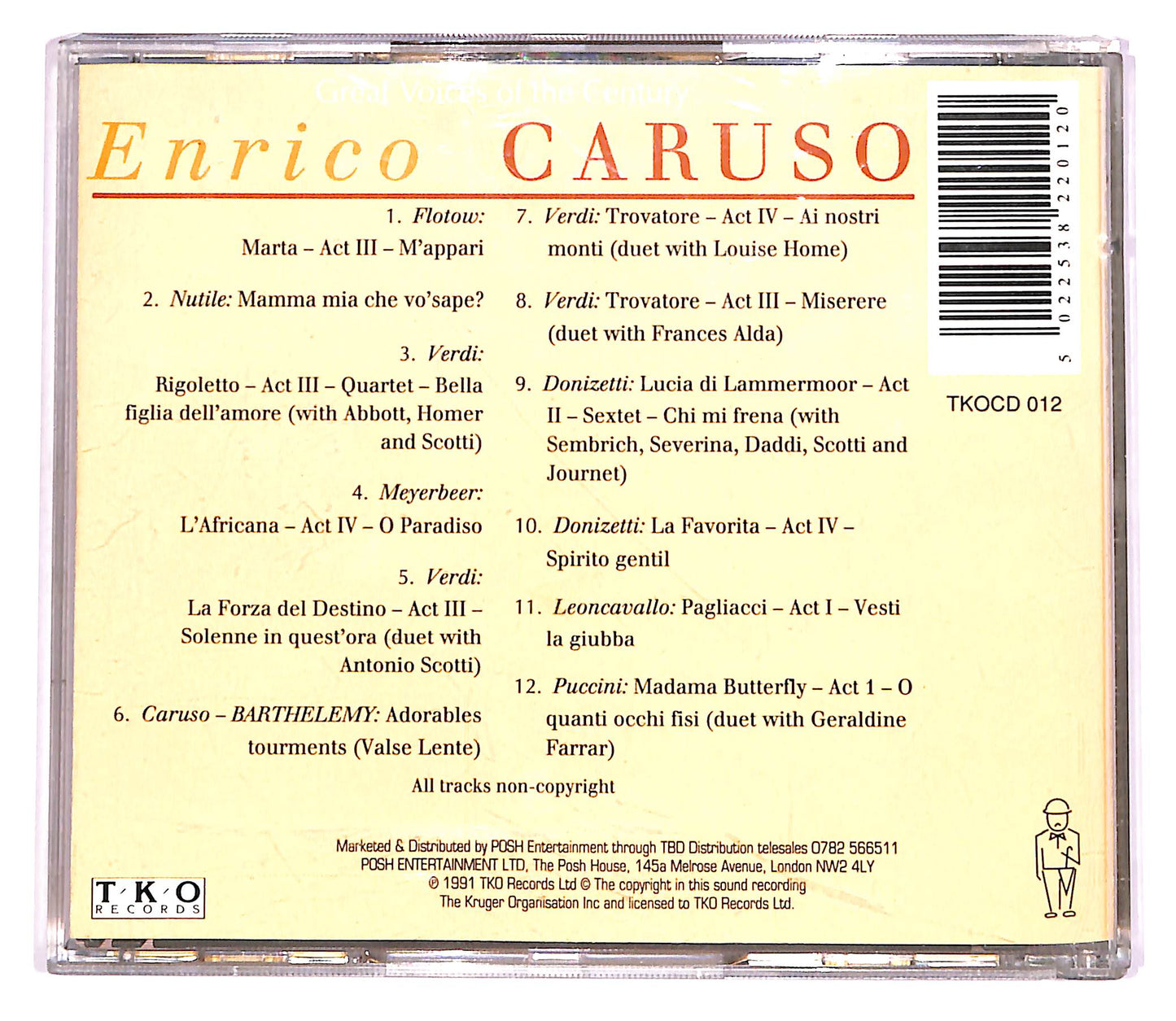 EBOND Great Voices Of The Century - Enrico Caruso CD CD062839